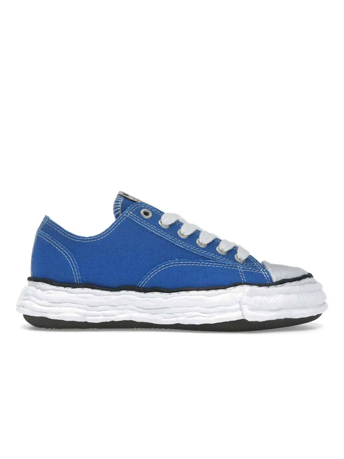Мужские кроссовки с канвасом Maison Mihara Yasuhiro Peterson 23 OG Sole Canvas Low — изображение 1 из 4, синий