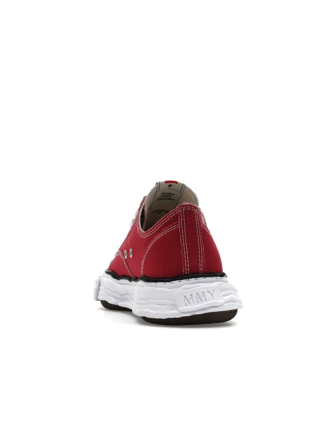 Мужские кроссовки с низким верхом Maison Mihara Yasuhiro Peterson 23 OG Sole Canvas Low — изображение 4 из 4, бордо