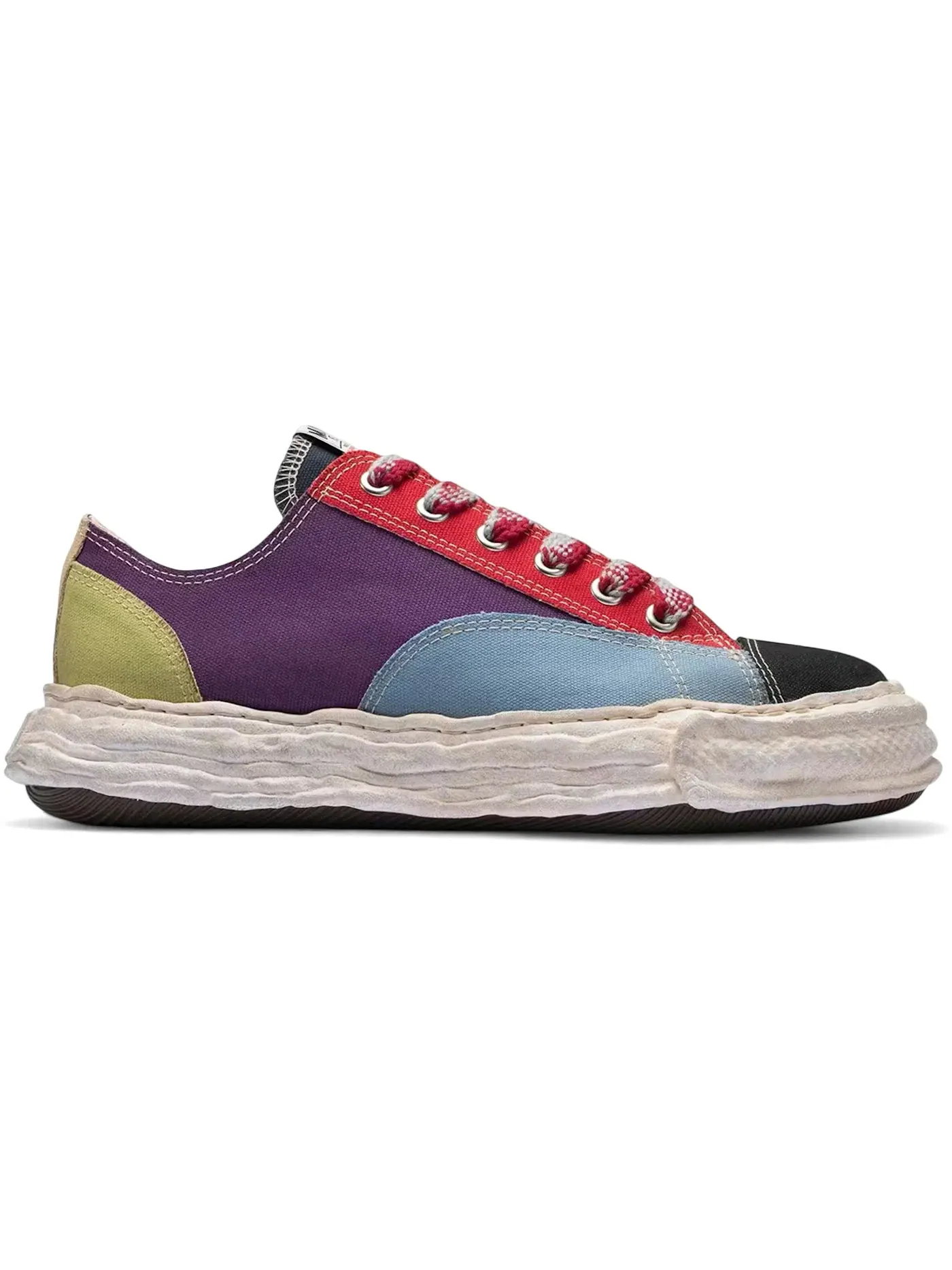 Мужские кеды с принтом Maison Mihara Yasuhiro Peterson 23 OG Sole Canvas Low — изображение 1 из 1, мульти