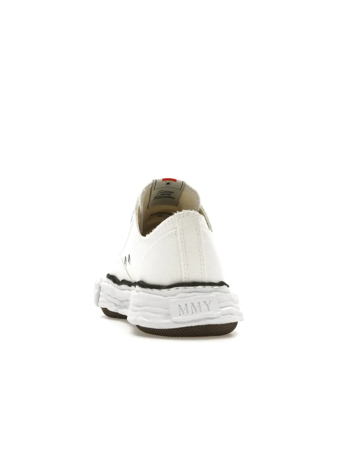 Мужские кроссовки на шнуровке Peterson 23 OG Sole Canvas Low Maison Mihara Yasuhiro — изображение 4 из 4, белый