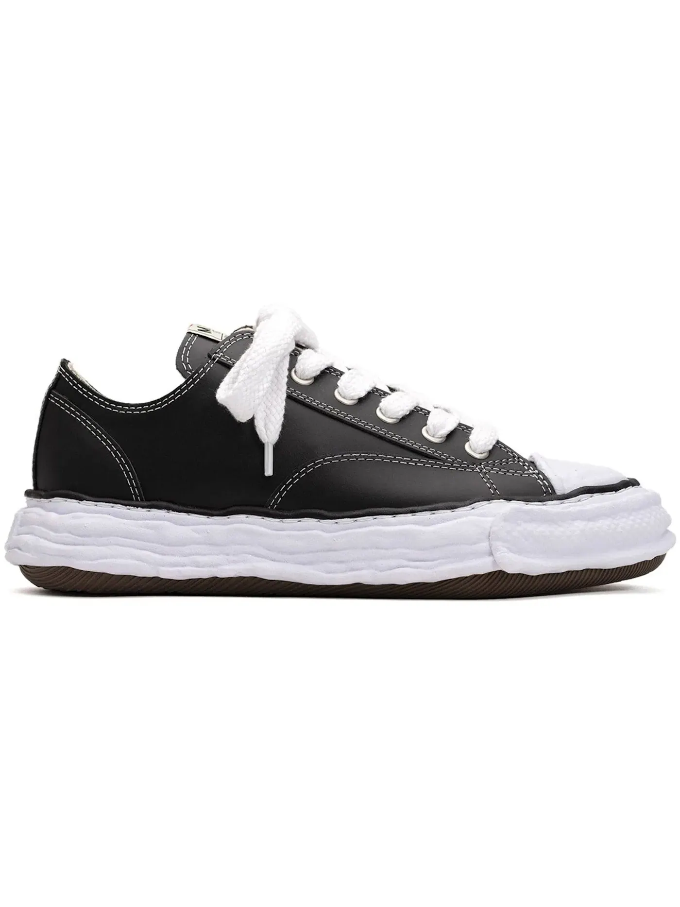 Мужские кроссовки с низким верхом Maison Mihara Yasuhiro Peterson 23 OG Sole Leather Low Maison Mihara Yasuhiro, черный