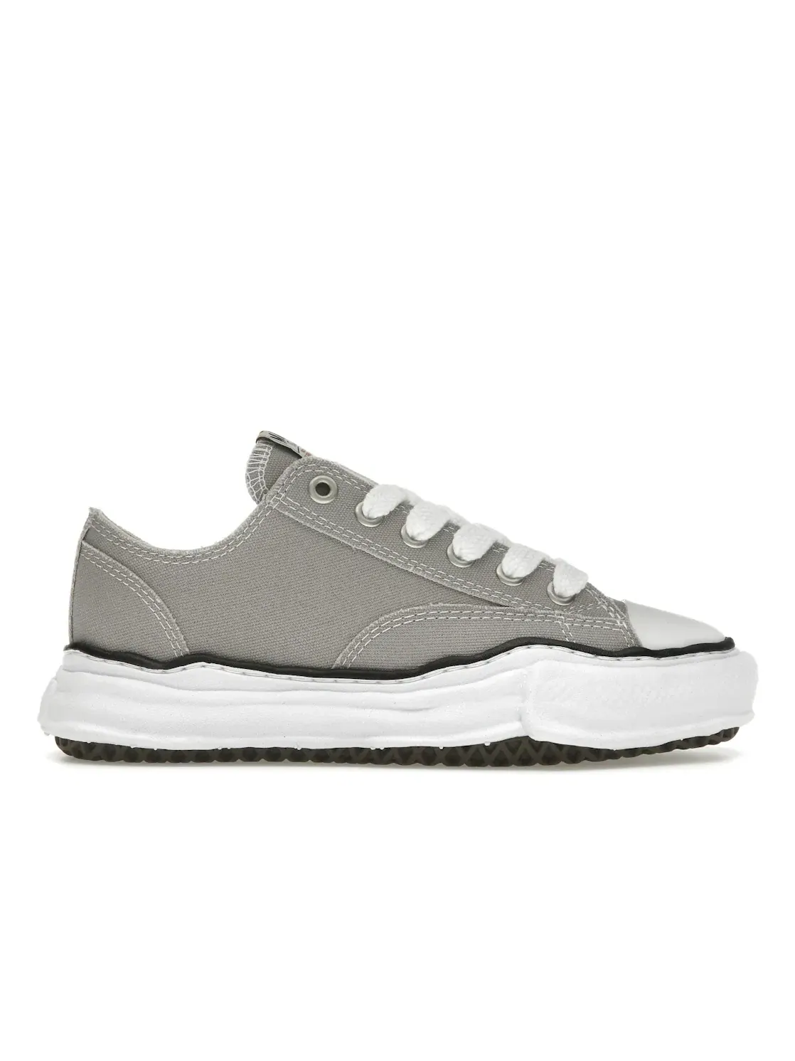 Мужские кроссовки на низком профиле Peterson OG Sole Canvas Low Maison Mihara Yasuhiro — изображение 1 из 4, серый