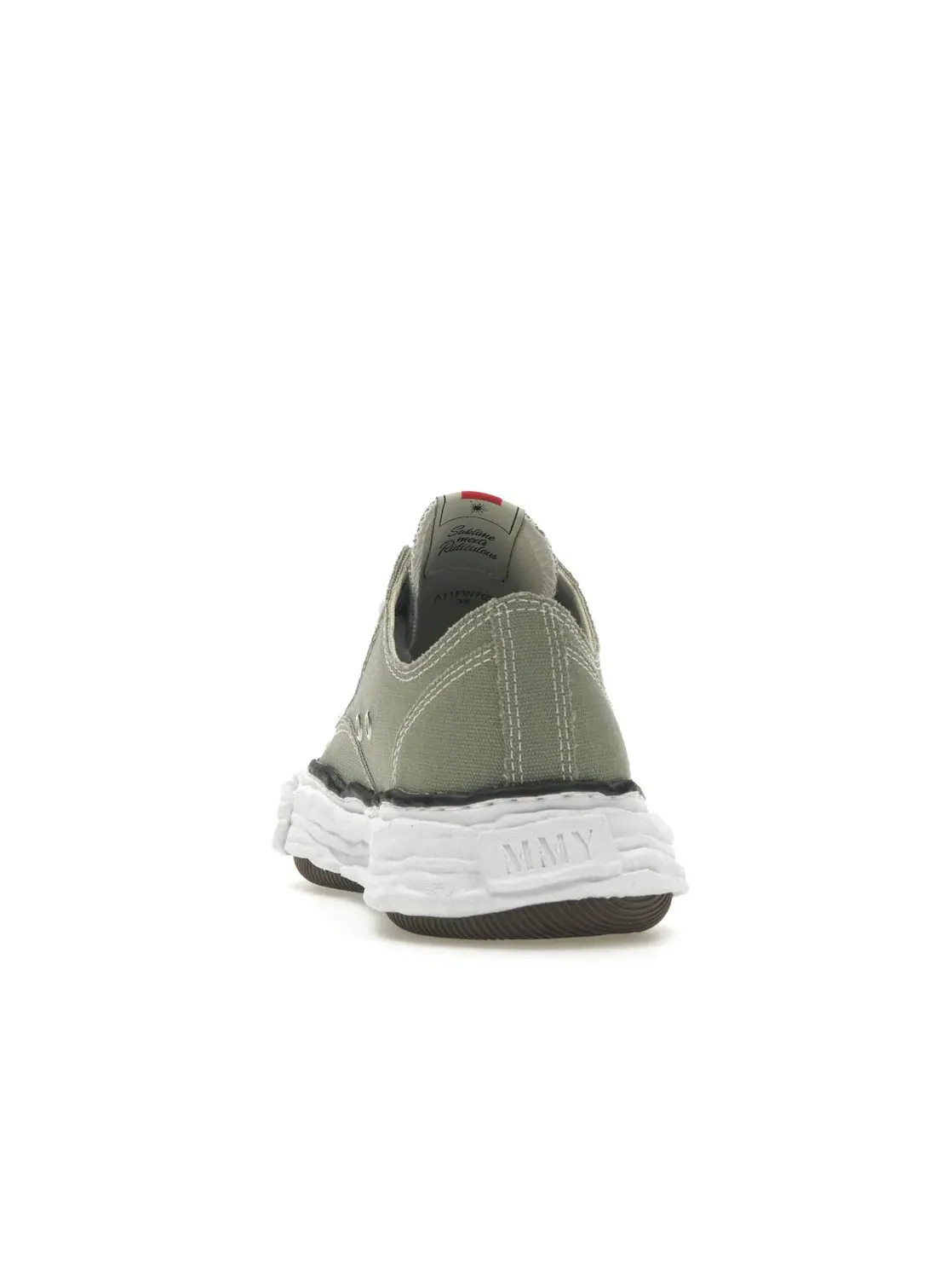 Мужские кроссовки с канвасом Peterson OG Sole Canvas Low Maison Mihara Yasuhiro — изображение 4 из 4, зеленый