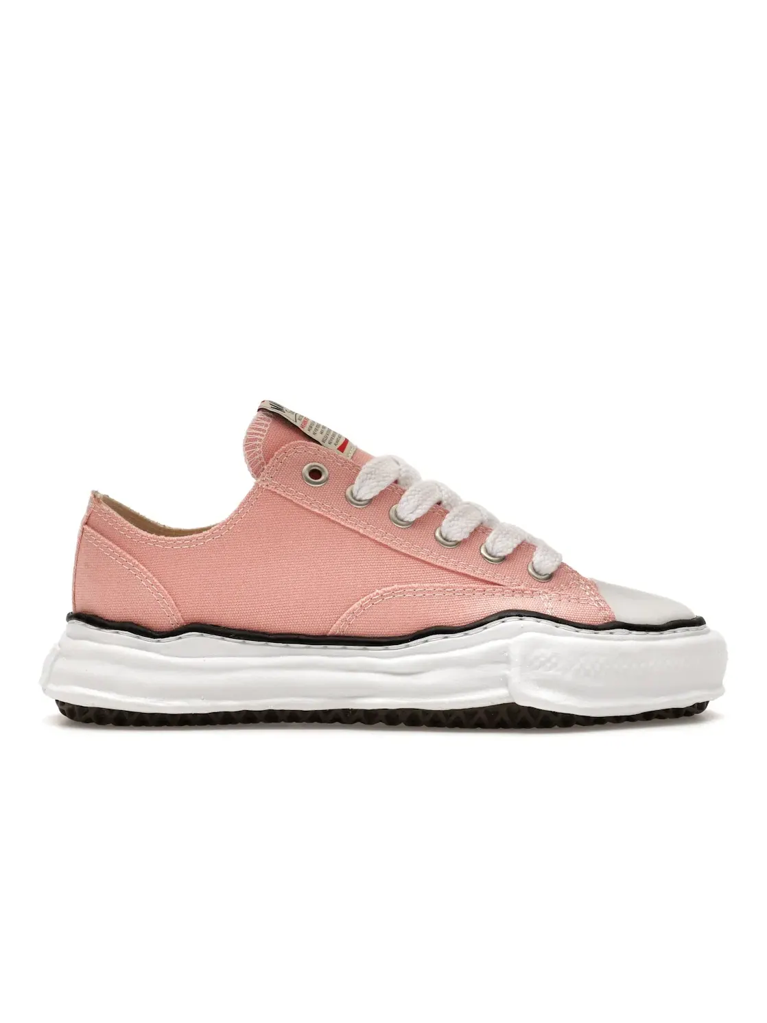Мужские кроссовки с низким верхом Peterson OG Sole Canvas Low Maison Mihara Yasuhiro — изображение 1 из 4, розовый/белый