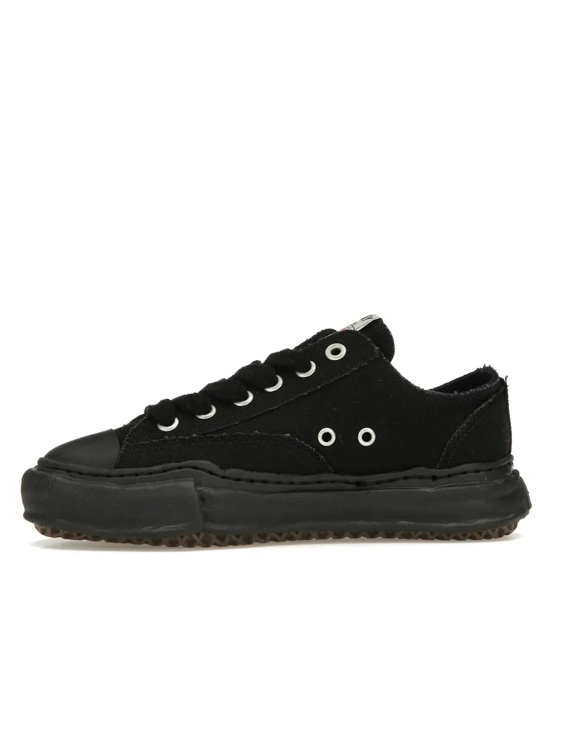 Мужские кеды с оригинальной подошвой Maison Mihara Yasuhiro Peterson OG Sole Canvas Low — изображение 3 из 4, черный