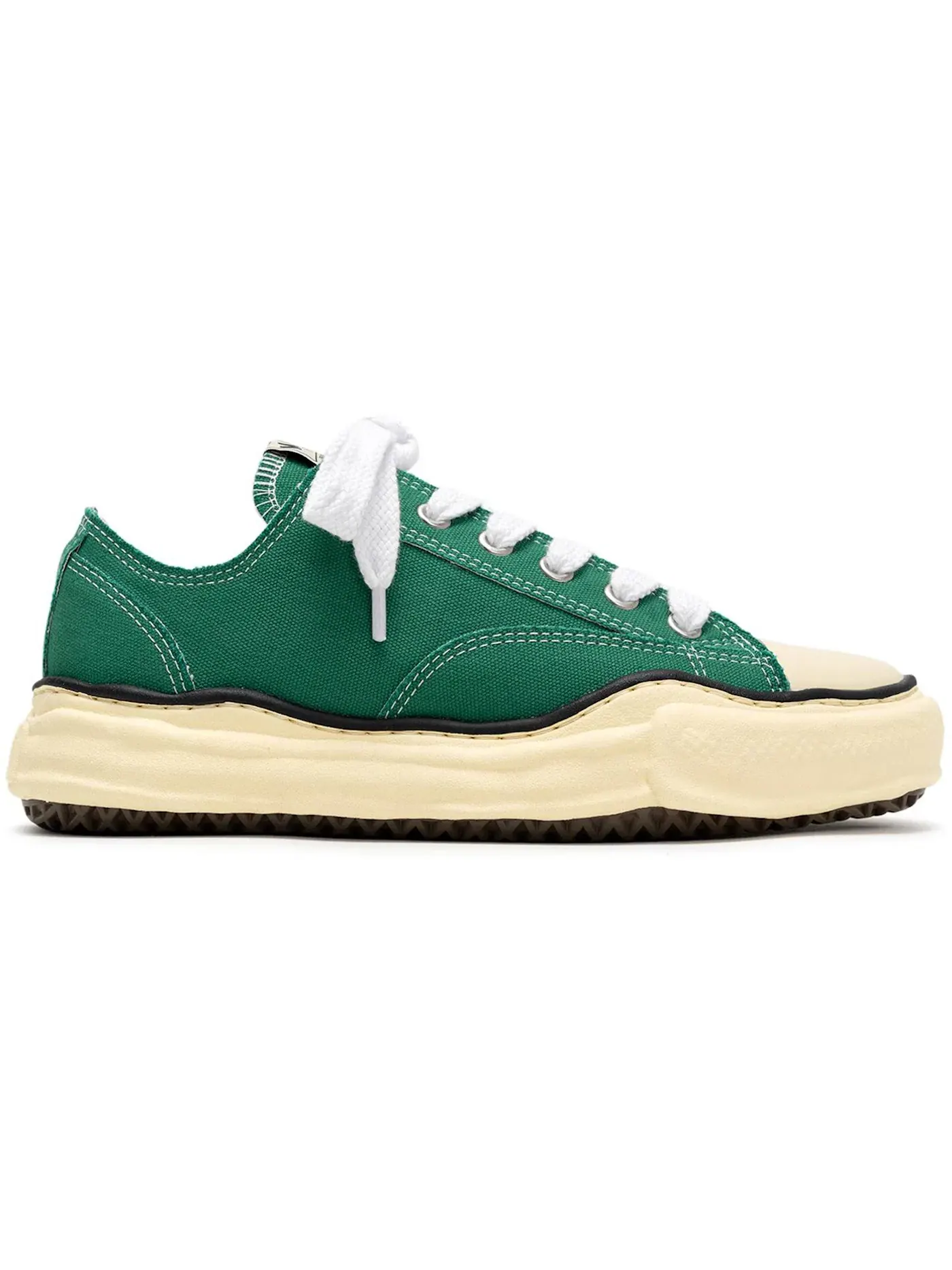 Мужские кроссовки повседневные Maison Mihara Yasuhiro Peterson VL OG Sole Canvas Low — изображение 1 из 1, зеленый