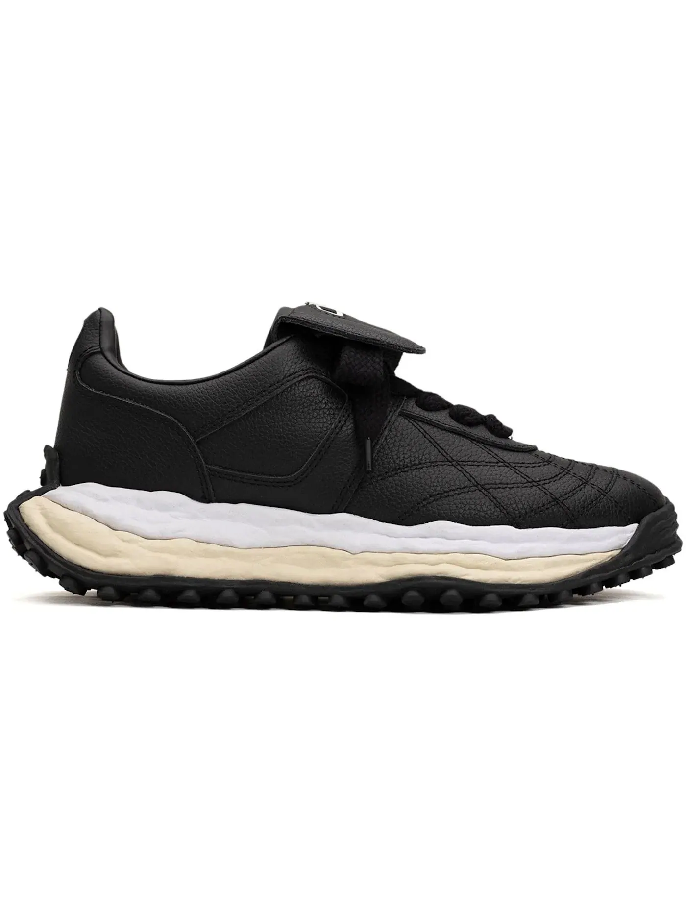 Мужские кеды Lifestyle с принтом Scott OG Sole Leather Low Maison Mihara Yasuhiro — изображение 1 из 1, черный