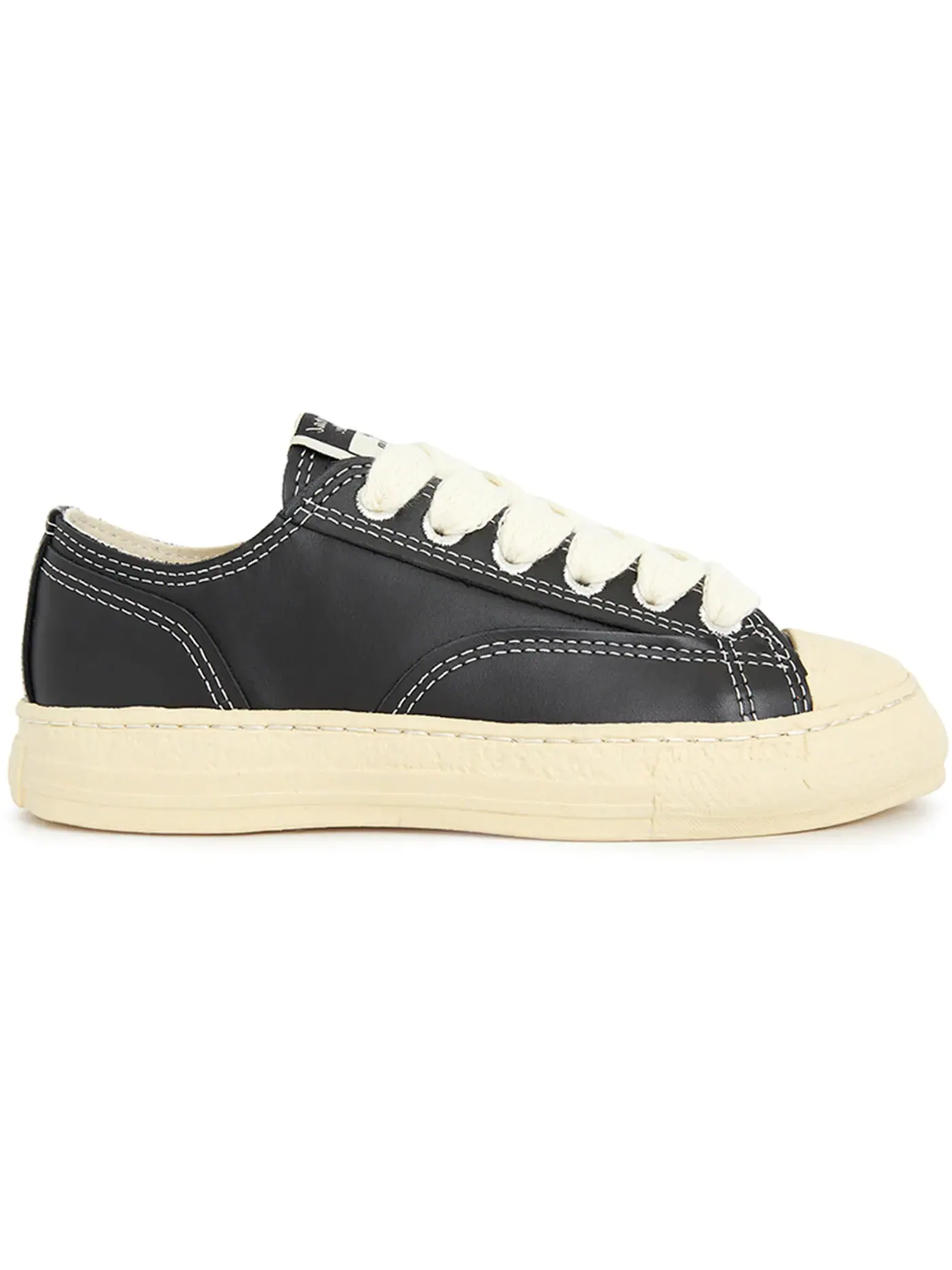 Мужские кеды Lifestyle Trent Leather Low Maison Mihara Yasuhiro — изображение 1 из 1, черный