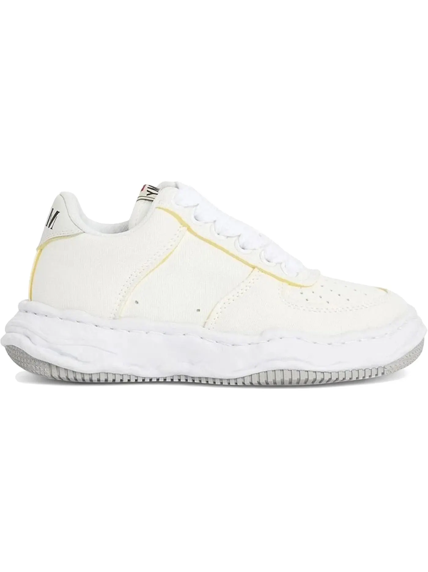 Мужские кроссовки с низким верхом Maison Mihara Yasuhiro Wayne OG Sole Canvas Low — изображение 1 из 1, белый