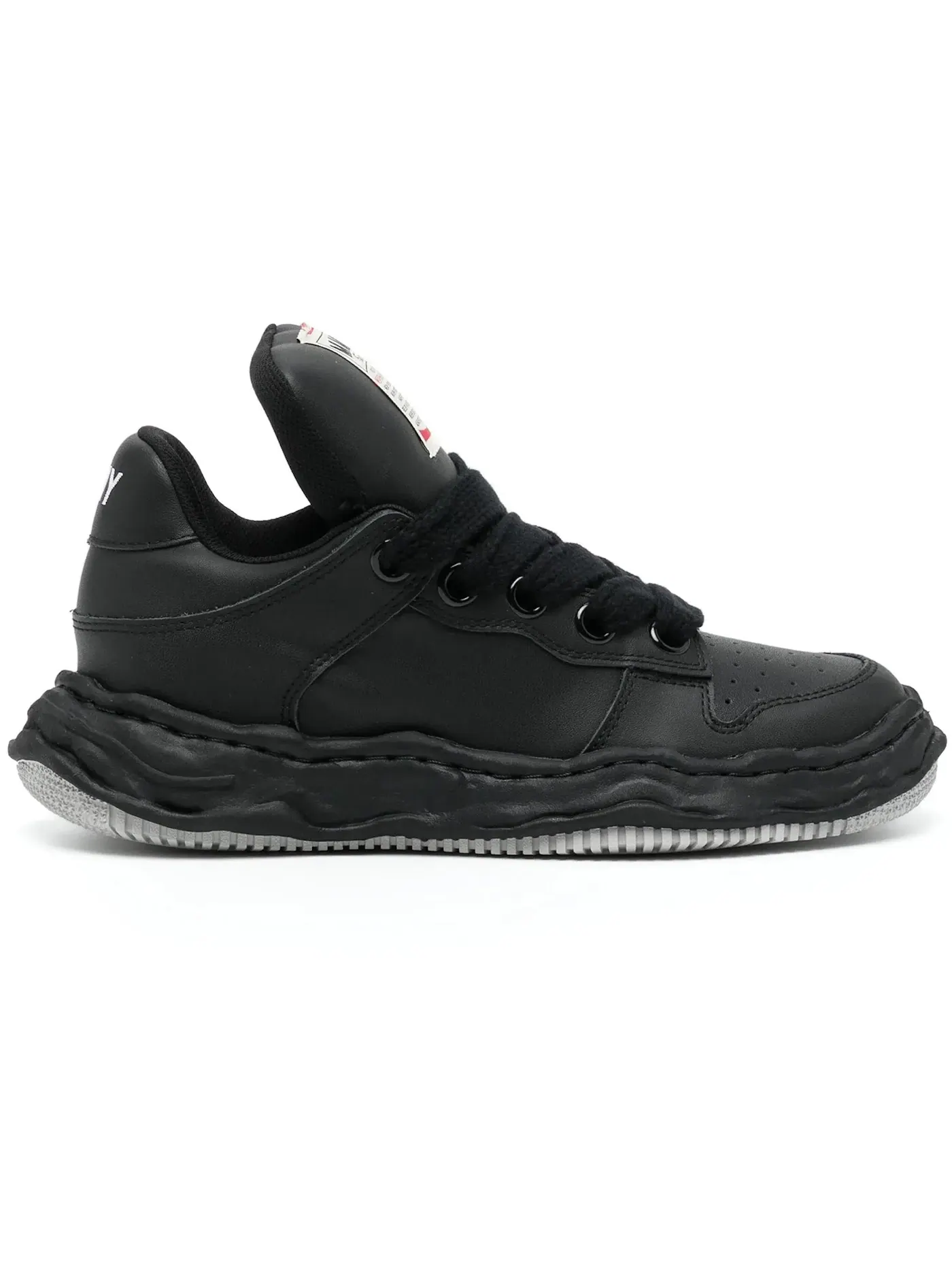 Мужские кроссовки Lifestyle Wayne OG Sole Leather Puffer Low Maison Mihara Yasuhiro — изображение 1 из 1, черный/черный