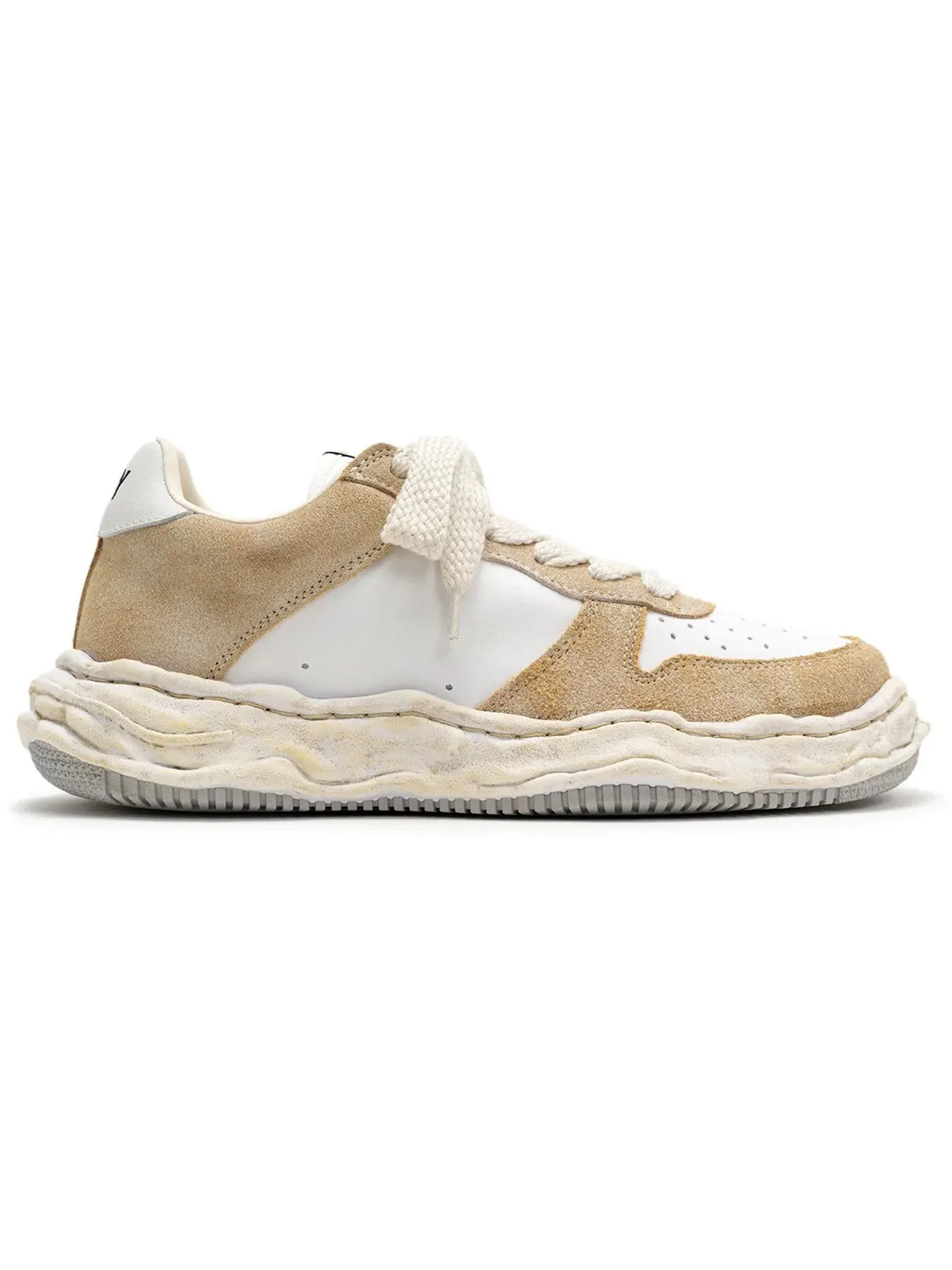 Мужские кроссовки Lifestyle Maison Mihara Yasuhiro Wayne OG Sole Mix Material Low — изображение 1 из 1, белый