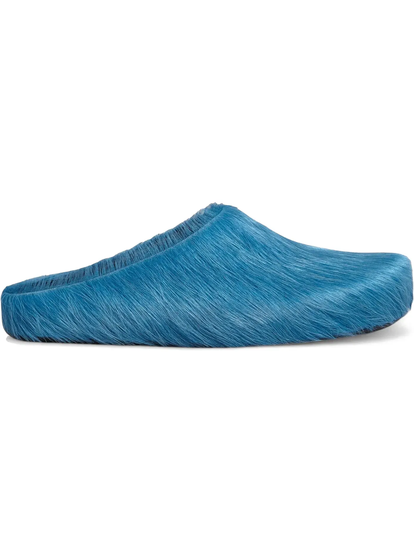 Мужские сабо Marni Long Hair Calfskin Fussbett Sabot Mule — изображение 1 из 1, синий
