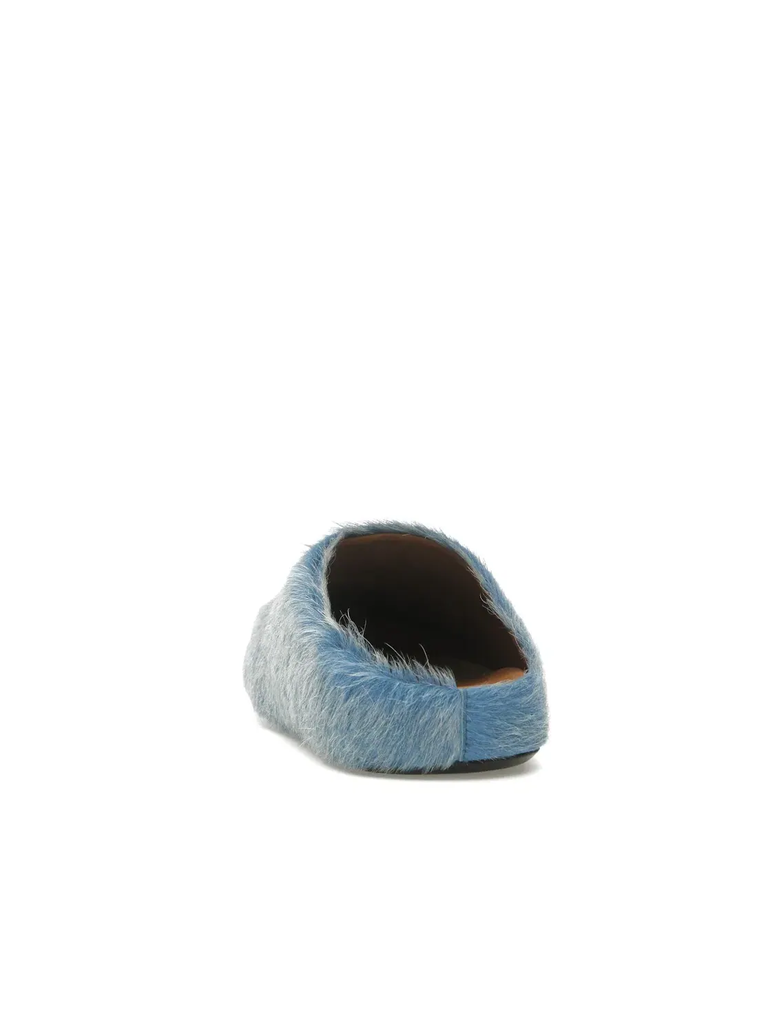 Мужские сабо Marni Long Hair Calfskin Fussbett Sabot Mule — изображение 4 из 4, синий