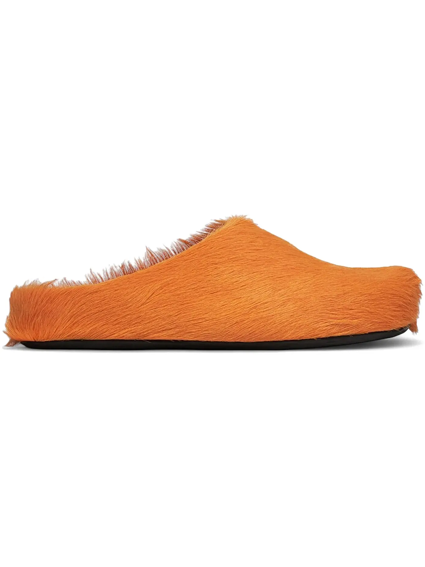 Мужские сабо Marni Long Hair Calfskin Fussbett Sabot Mule — изображение 1 из 1, оранжевый