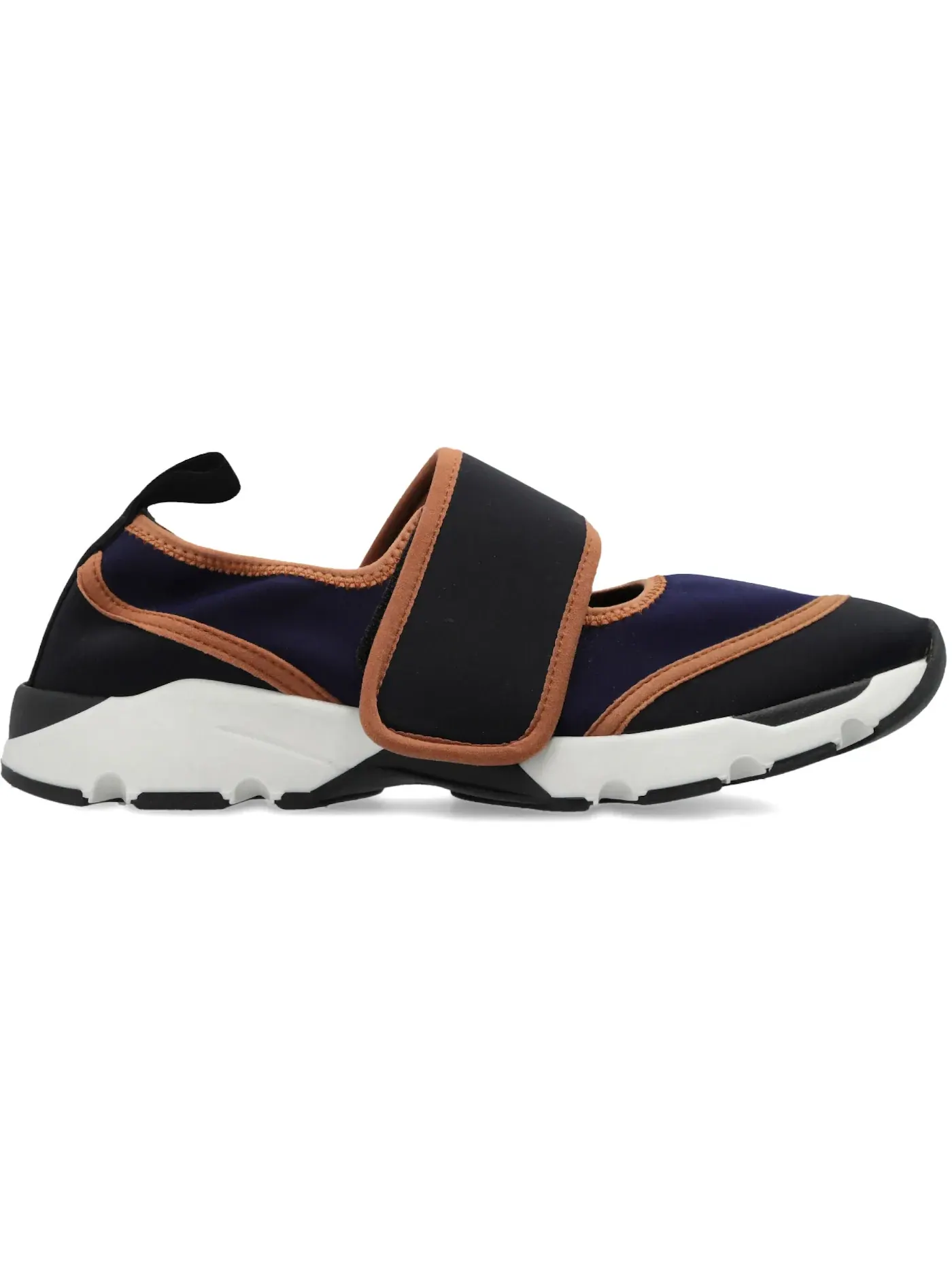 Женские кроссовки Мэри Джейн с принтом Marni Marni lycra Mary Jane Running Sneaker — изображение 1 из 1