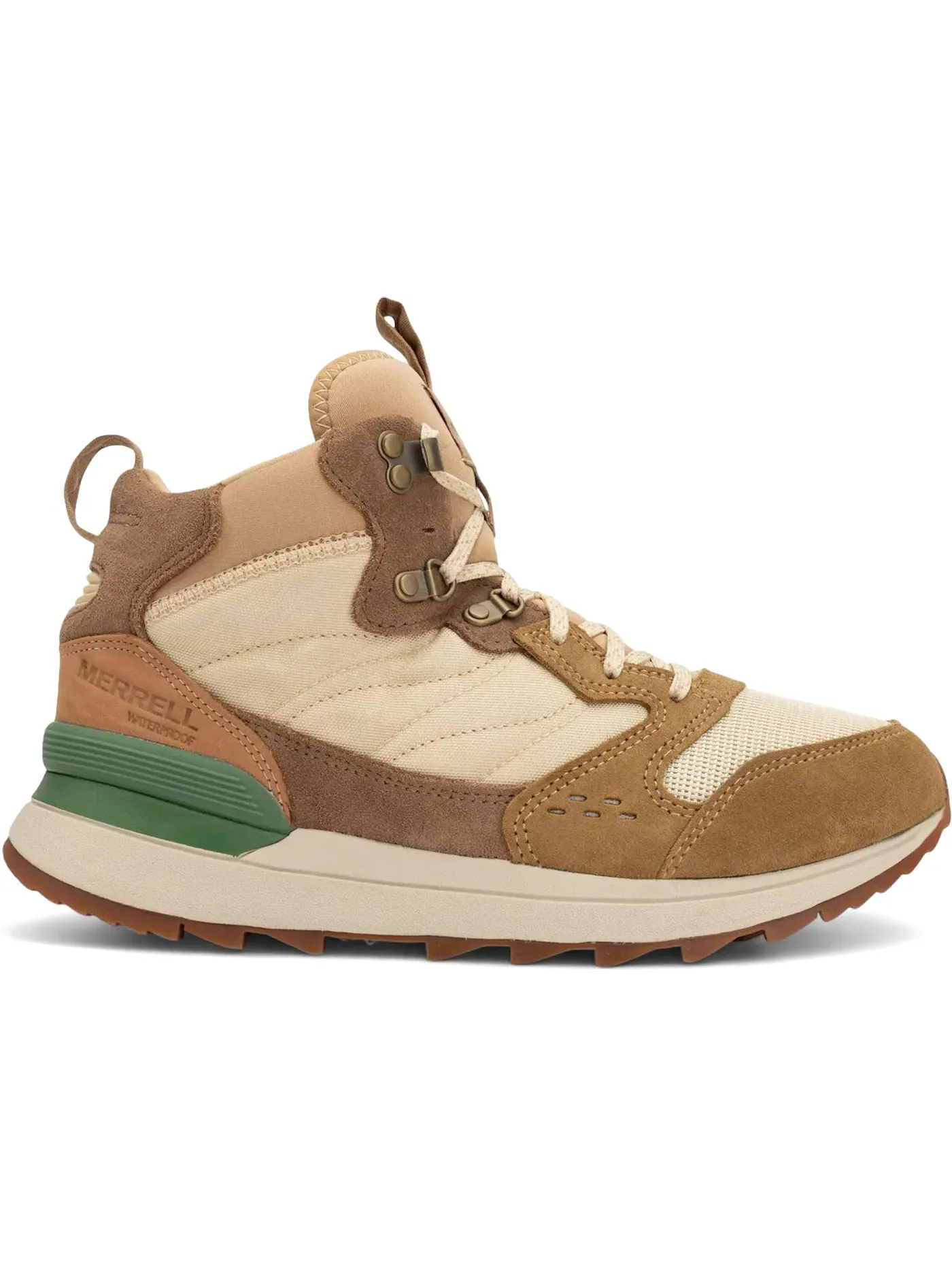 Женские кроссовки для активного отдыха Merrell Alpine 83 Sneaker Recraft Mid Waterproof — изображение 1 из 1, бежевый