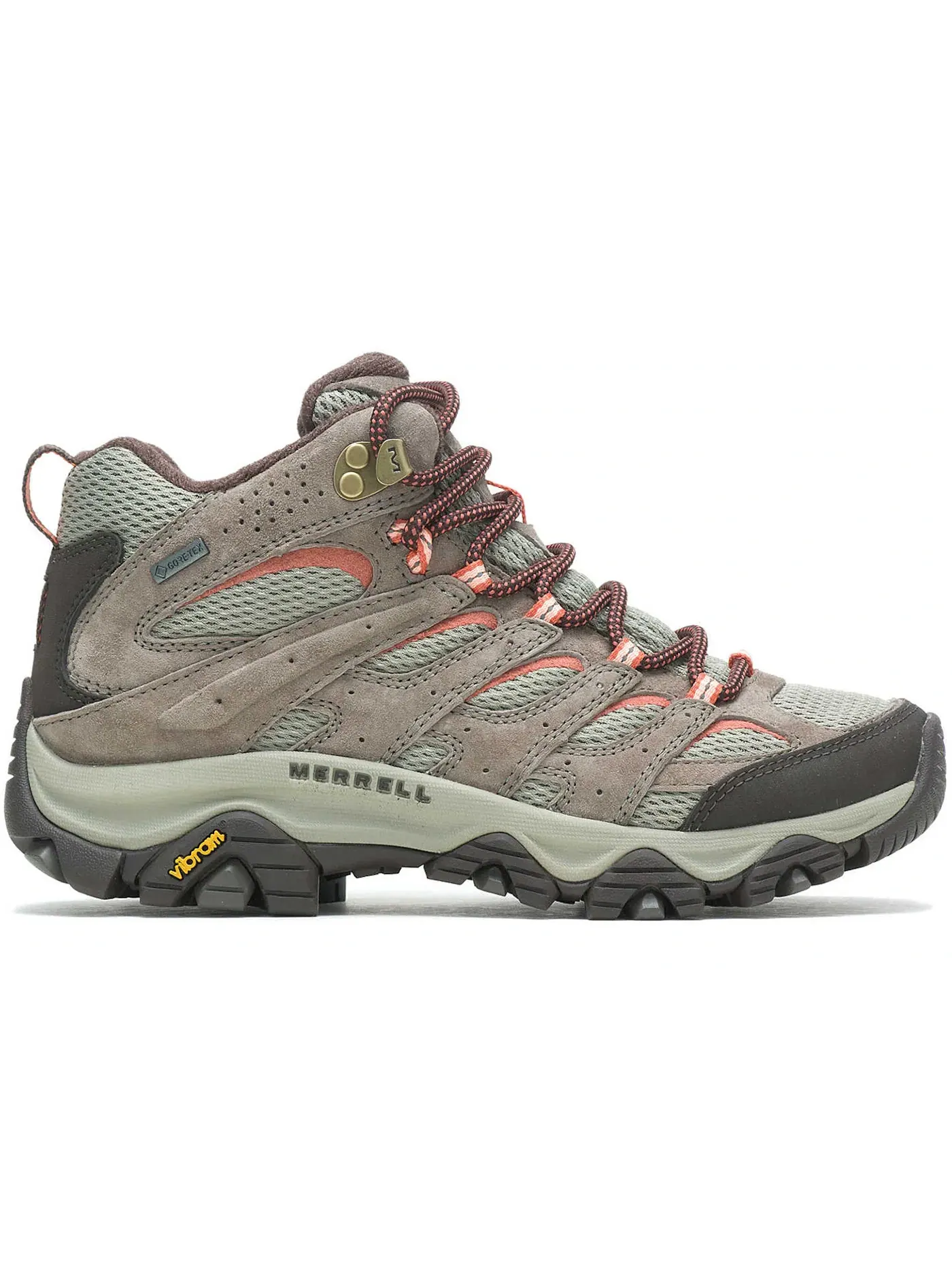 Женские кроссовки для хайкинга с мембраной Gore-Tex Merrell Moab 3 Mid Gore-Tex, Bungee Cord — изображение 1 из 1