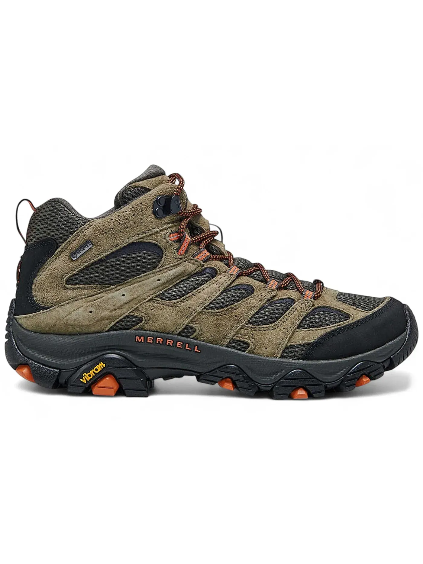 Мужские кроссовки для активного отдыха Merrell Moab 3 Mid Gore-Tex — изображение 1 из 1, оливковый