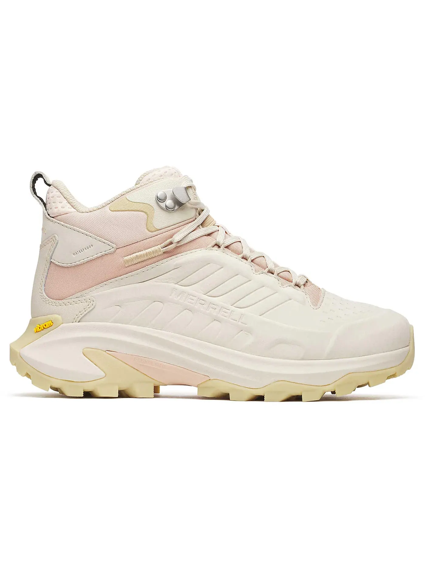 Женские кроссовки для бега Merrell Moab Speed 2 Leather Mid Waterproof — изображение 1 из 1, белый