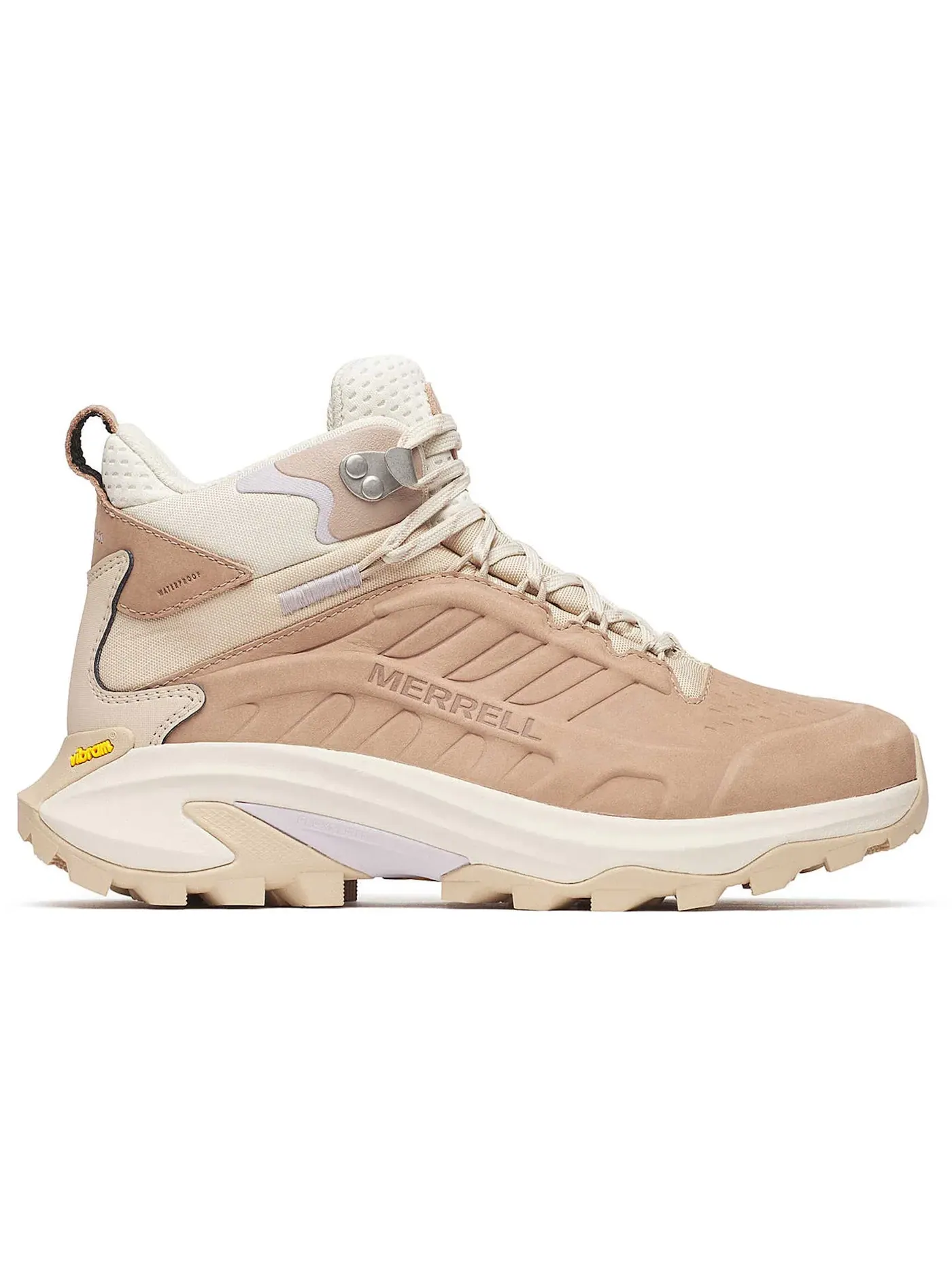 Женские кроссовки для хайкинга с мембраной Merrell Moab Speed 2 Leather Mid Waterproof — изображение 1 из 1, каштанный