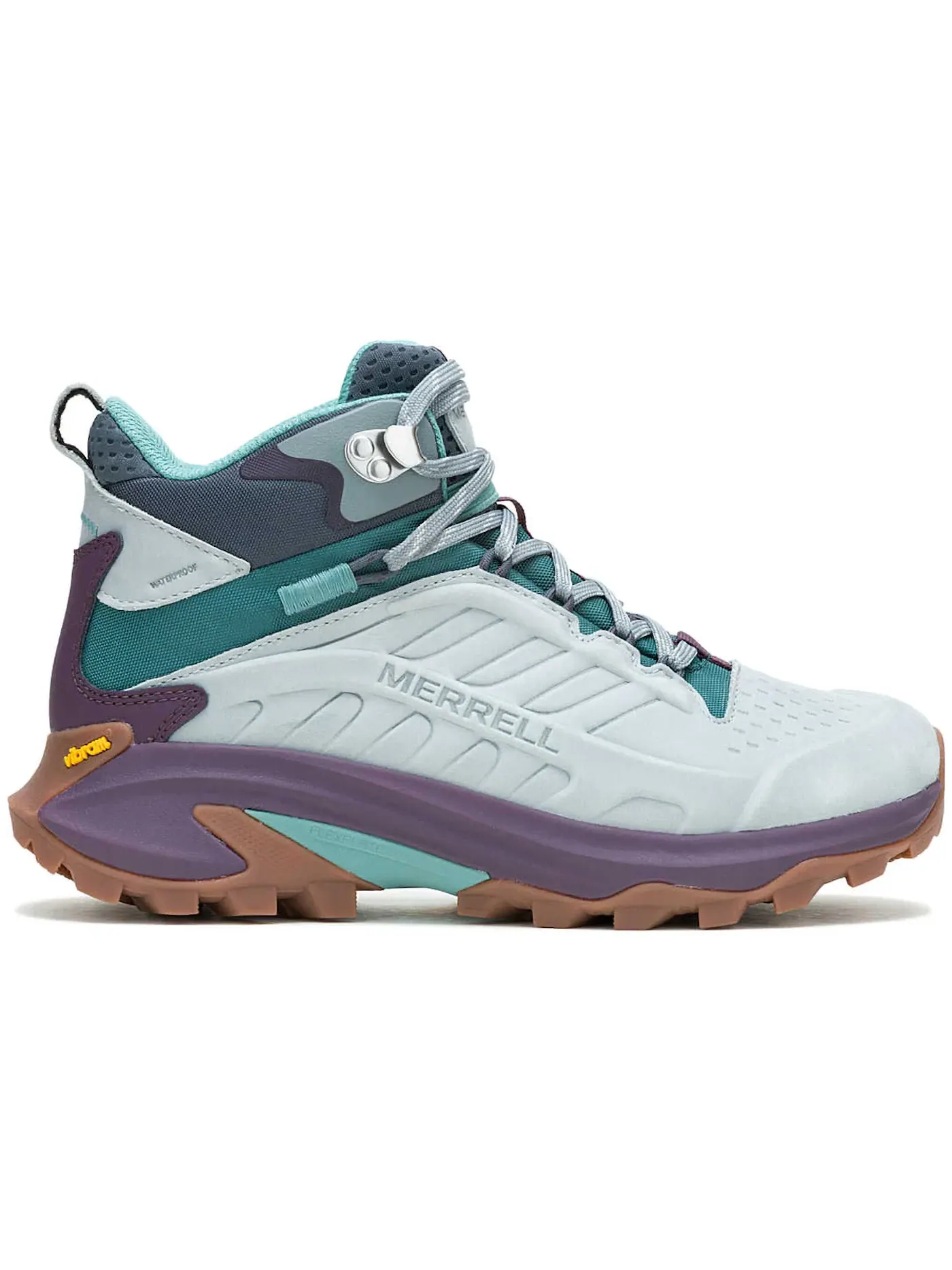 Женские кроссовки для активного отдыха Merrell Moab Speed 2 Leather Mid Waterproof — изображение 1 из 1, высотное здание