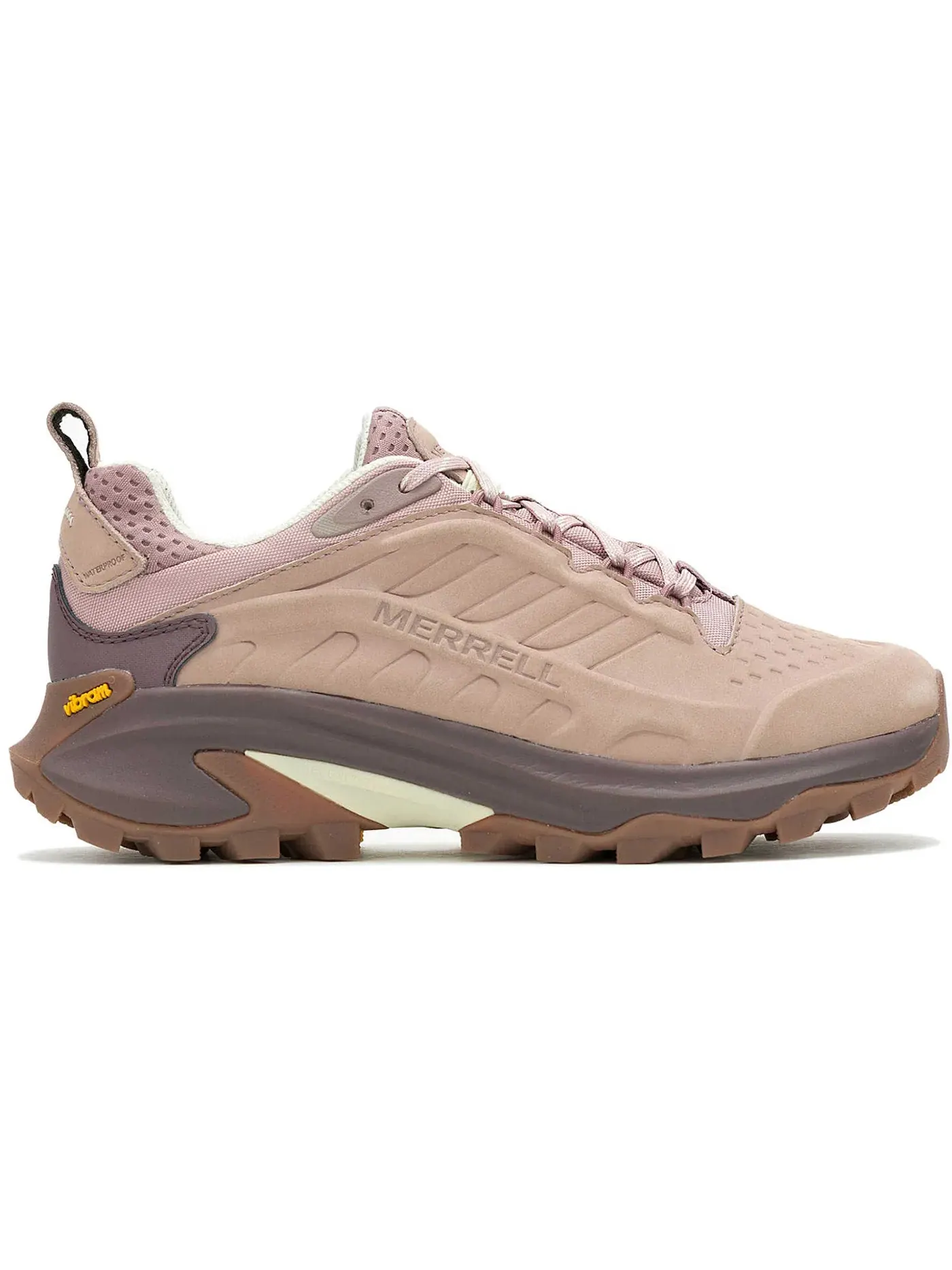Женские кроссовки для бега Leather Waterproof Merrell Moab Speed 2 — изображение 1 из 1, розовый
