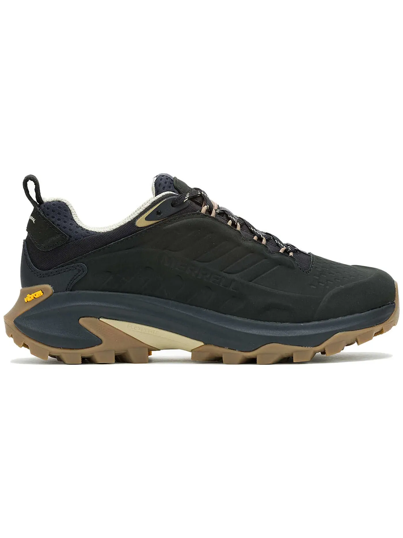 Женские кроссовки для бега с мембраной Merrell Moab Speed 2 Leather Waterproof — изображение 1 из 1, черный