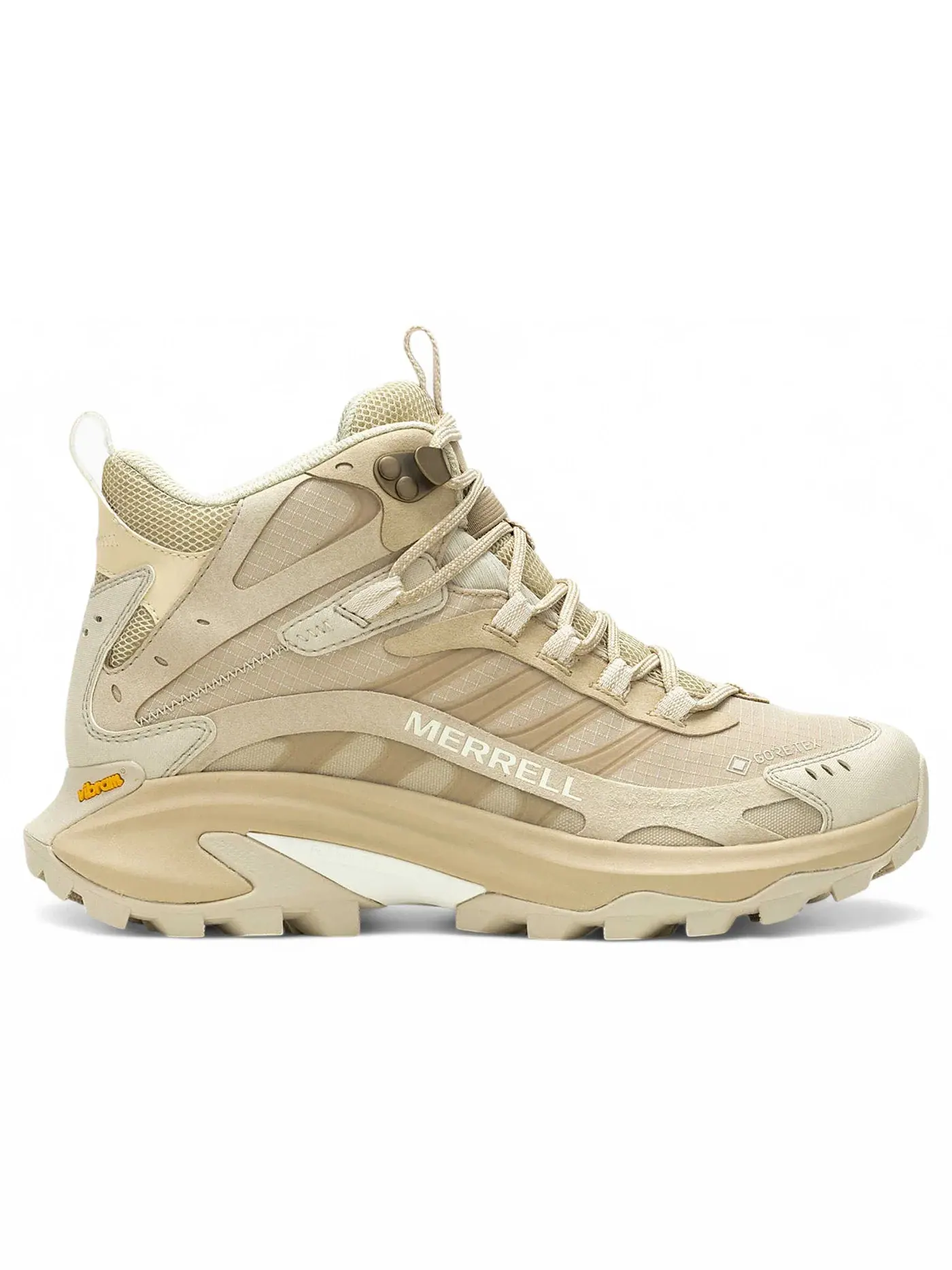 Женские трекинговые ботинки с мембраной Merrell Moab Speed 2 Mid Gore-Tex — изображение 1 из 1, хаки