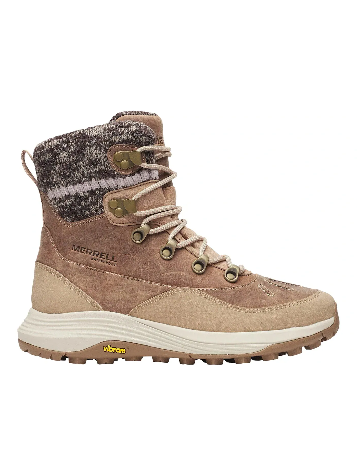 Женские ботинки Merrell Siren 4 Thermo Mid Zip Waterproof — изображение 1 из 1, каштанный
