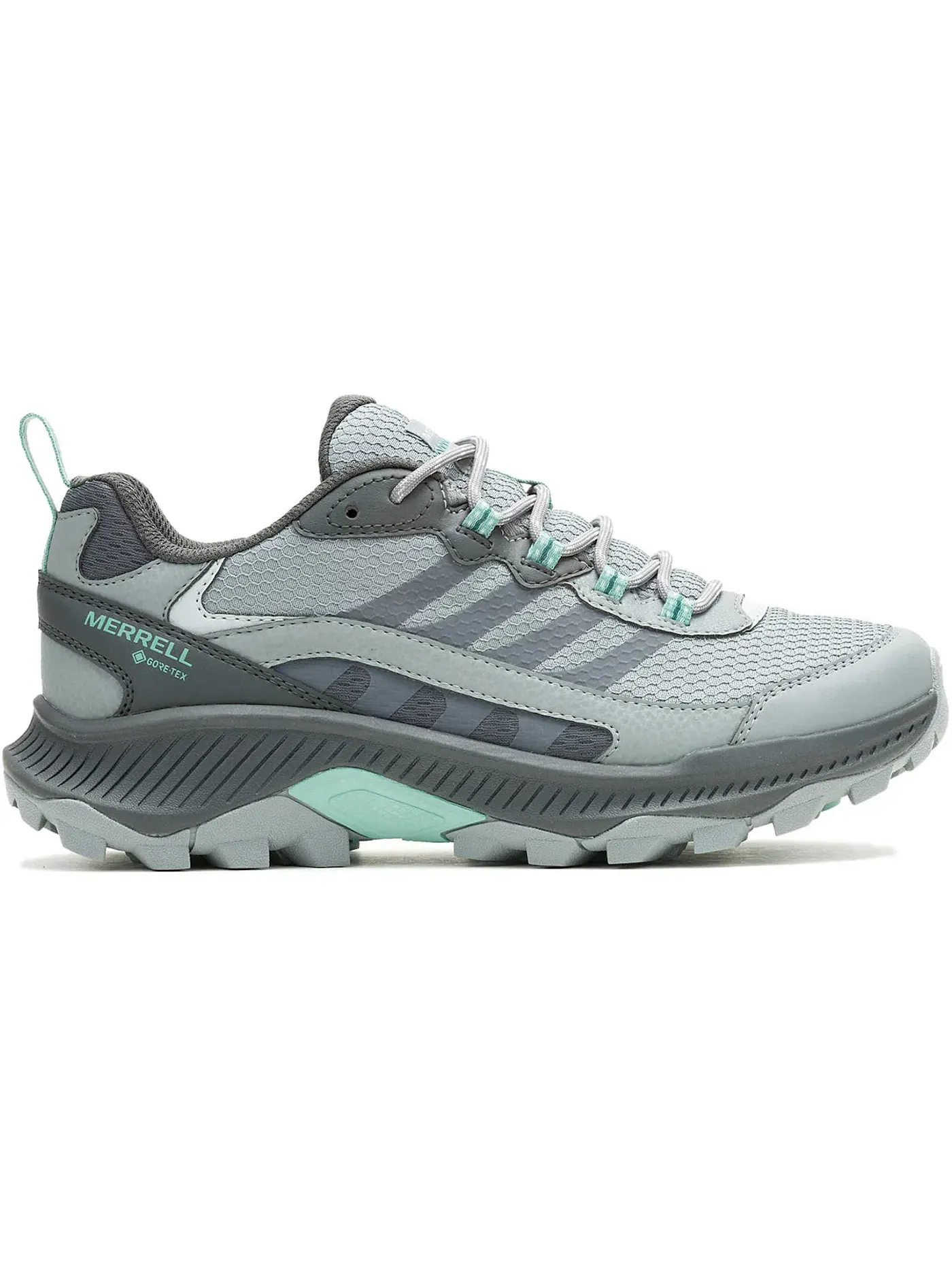 Женские кроссовки для бега с мембраной Merrell Speed Strike 2 Gore-Tex — изображение 1 из 1, каменный серый