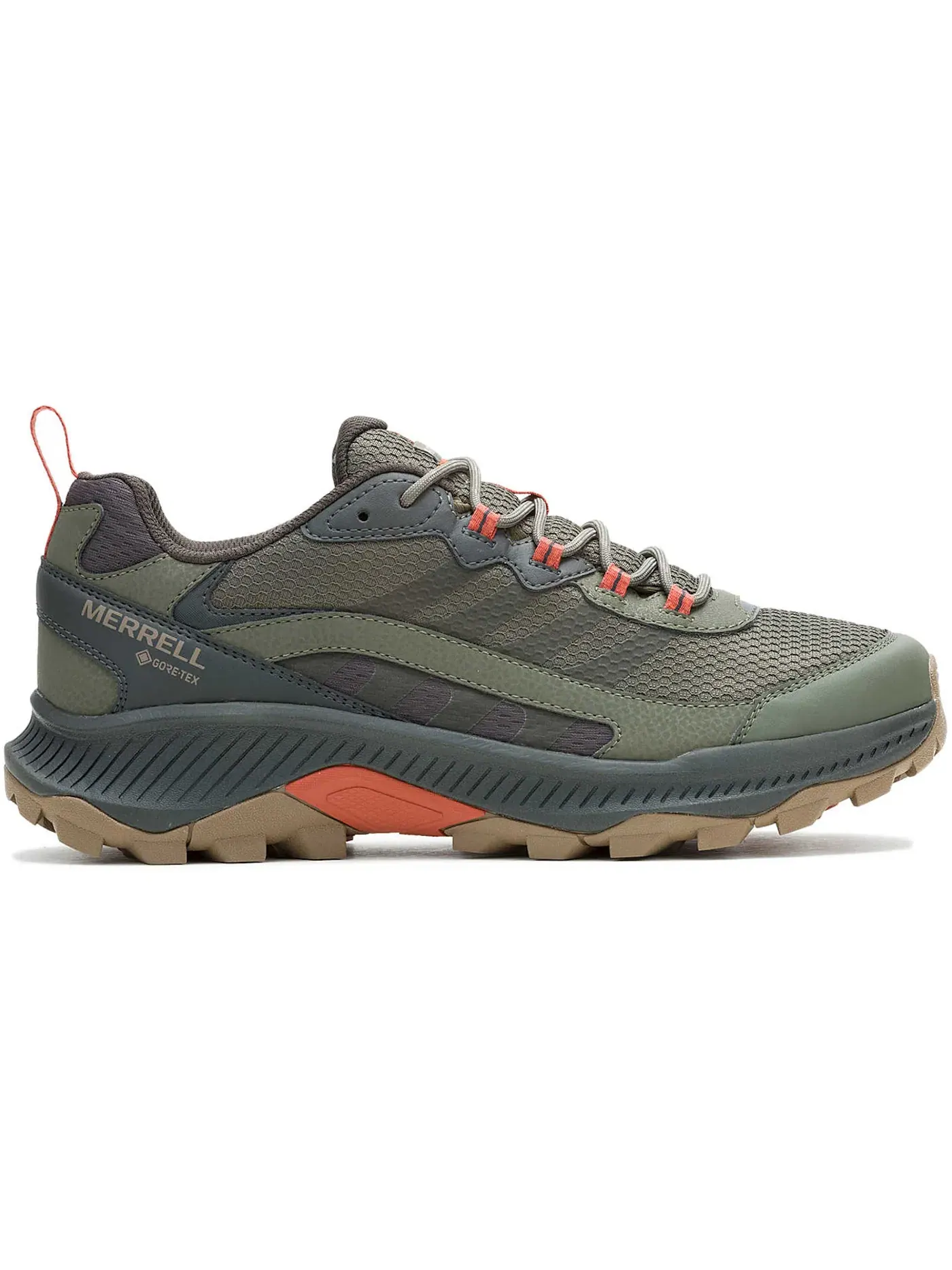 Мужские кроссовки для бега с мембраной Gore-Tex Merrell Speed Strike 2 Gore-Tex — изображение 1 из 1, оливковый