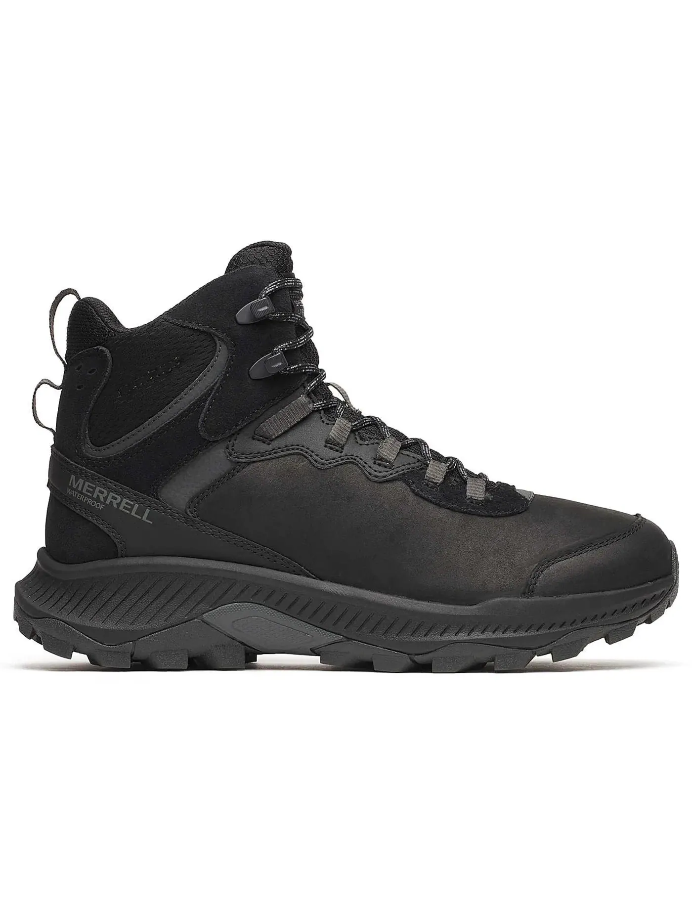 Мужские ботинки с мембраной Merrell Speed Strike 2 Leather Thermo Mid Waterproof — изображение 1 из 1, черный