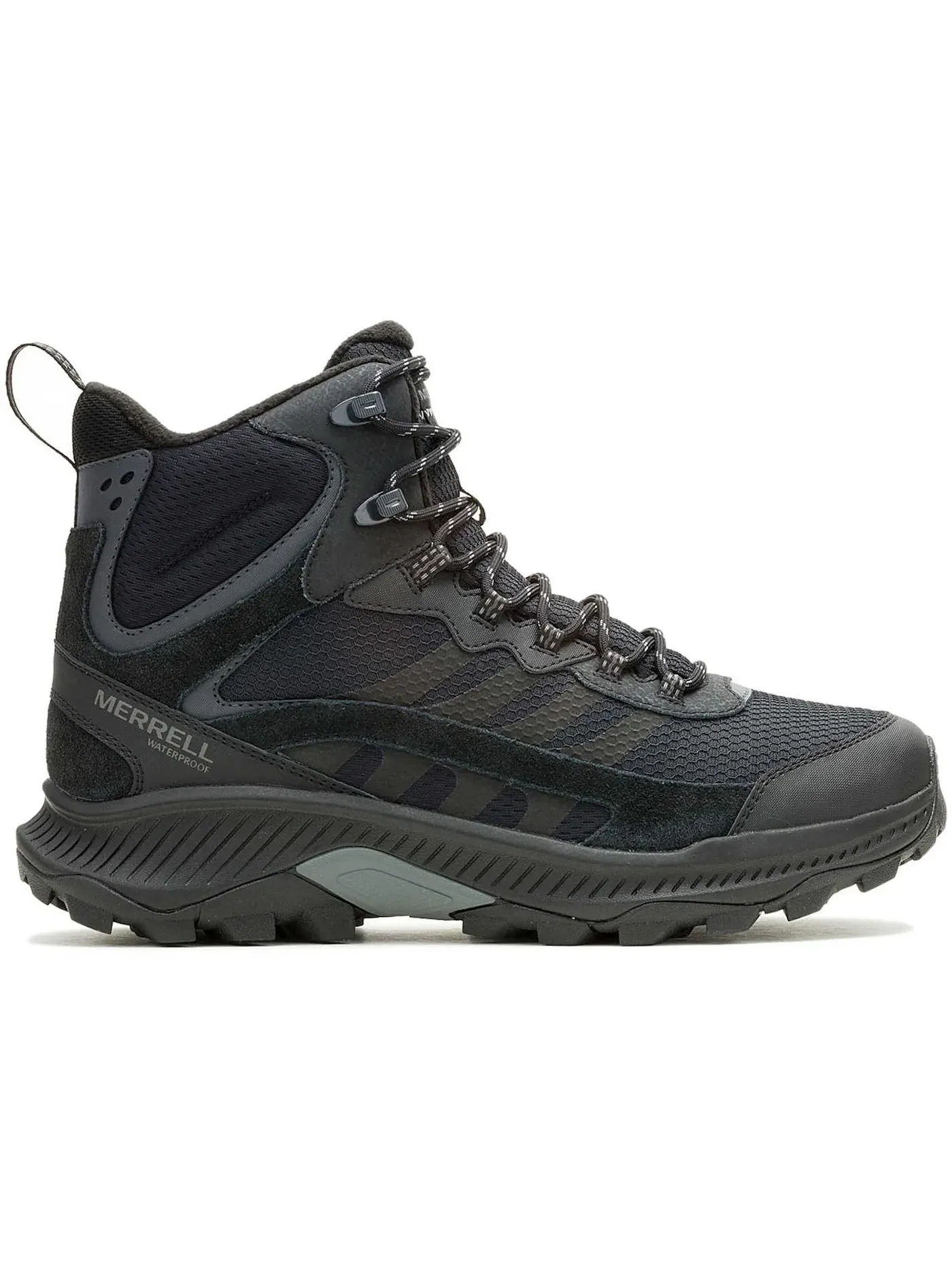 Мужские кроссовки для бега Merrell Speed Strike 2 Thermo Mid Waterproof — изображение 1 из 1, черный
