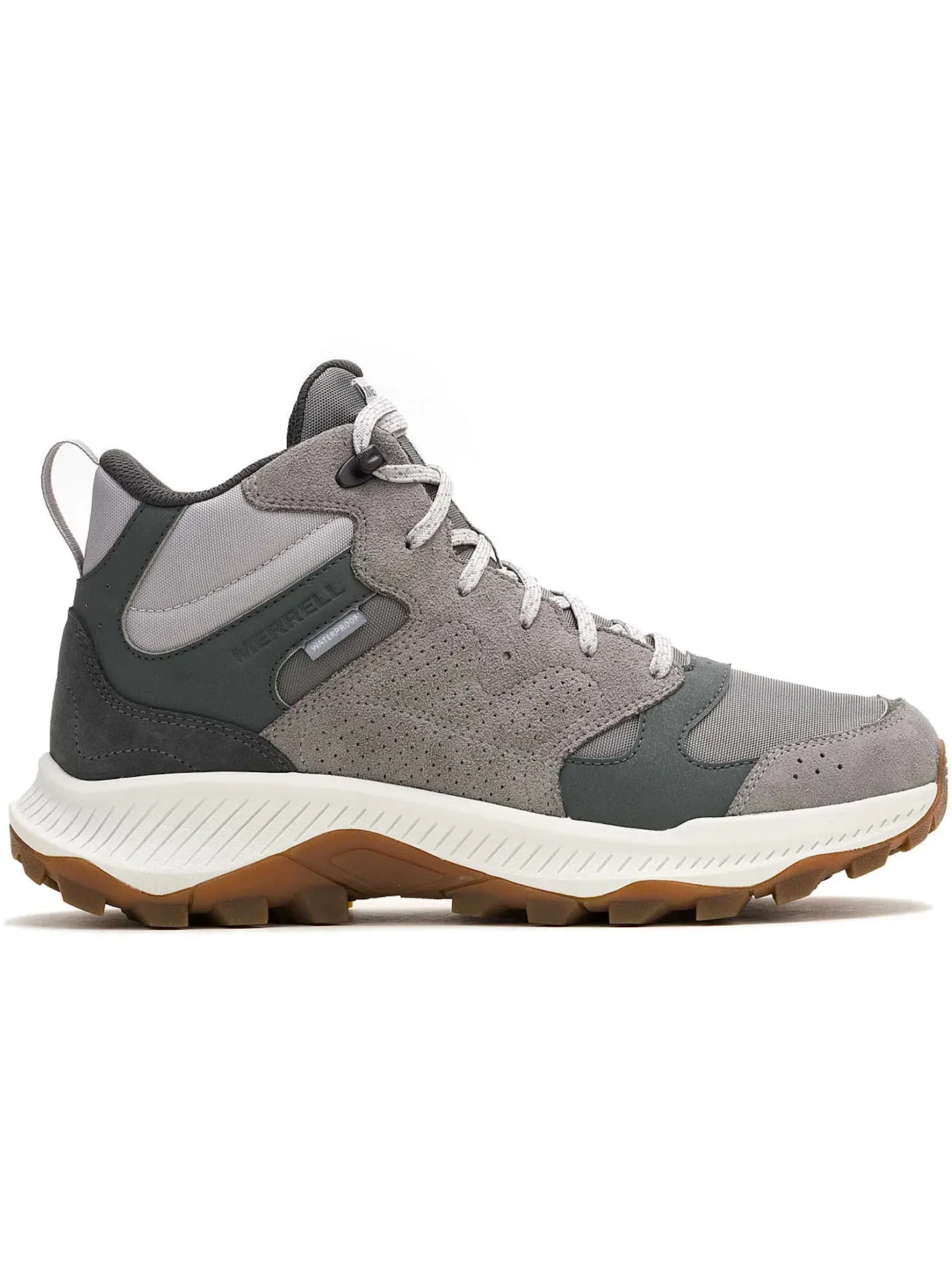 Мужские кроссовки для бега Merrell Tempo Sol Mid Waterproof — изображение 1 из 1, серебристый металлик