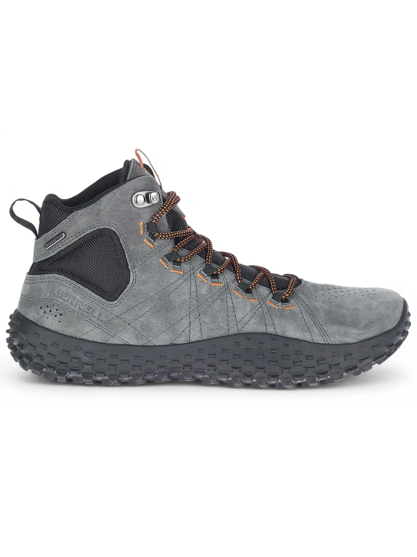 Мужские кроссовки для трейлраннинга с водонепроницаемой мембраной Merrell Wrapt Mid Waterproof — изображение 1 из 1, серый