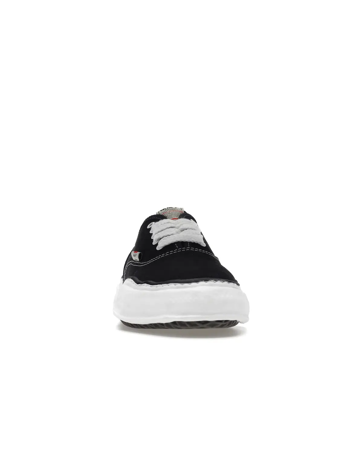 Мужские кеды с преувеличенной подошвой Maison Mihara Yasuhiro Baker OG Sole Canvas Low — изображение 2 из 4, черный/белый