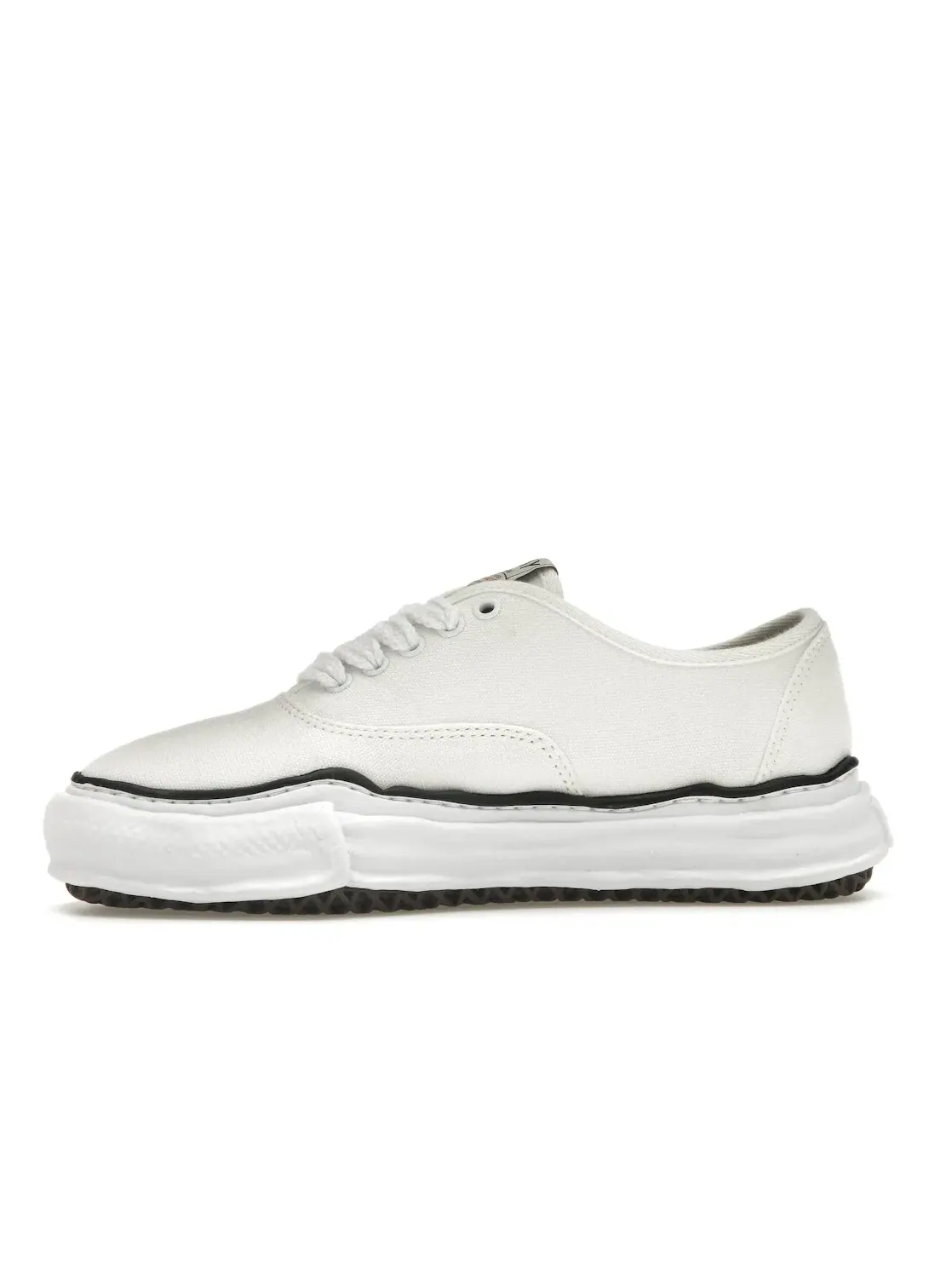 Мужские кеды с низким верхом Maison Mihara Yasuhiro Baker OG Sole Canvas Low — изображение 3 из 4, белый/серый