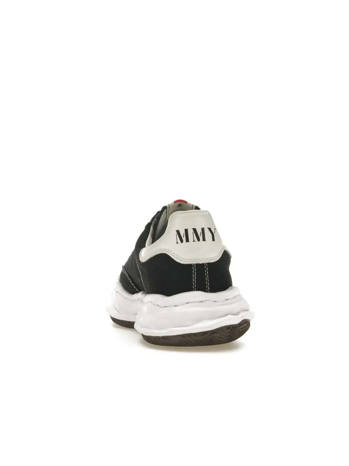 Мужские кроссовки с белым мыском Maison Mihara Yasuhiro Blakey OG Sole Canvas Low — изображение 4 из 4, черный/белый
