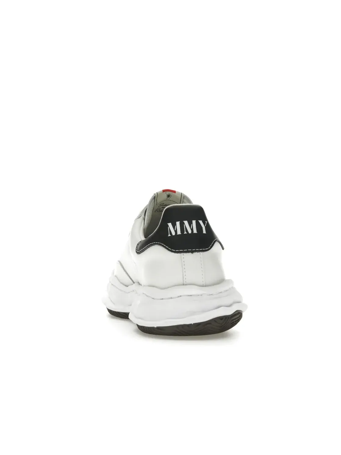 Мужские кроссовки на толстой подошве Maison Mihara Yasuhiro Blakey OG Sole Leather Low — изображение 4 из 4, белый/черный
