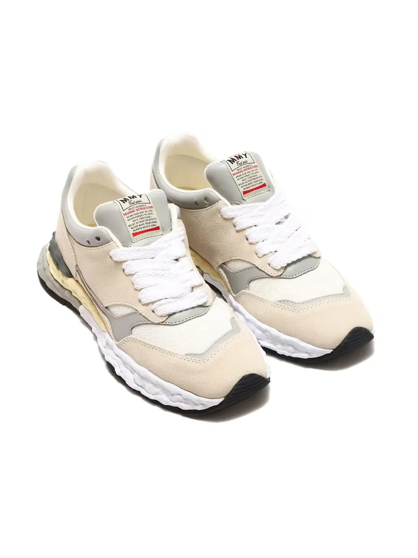 Мужские кроссовки George Leather Low Maison Mihara Yasuhiro — изображение 2 из 4, белый/кремовый