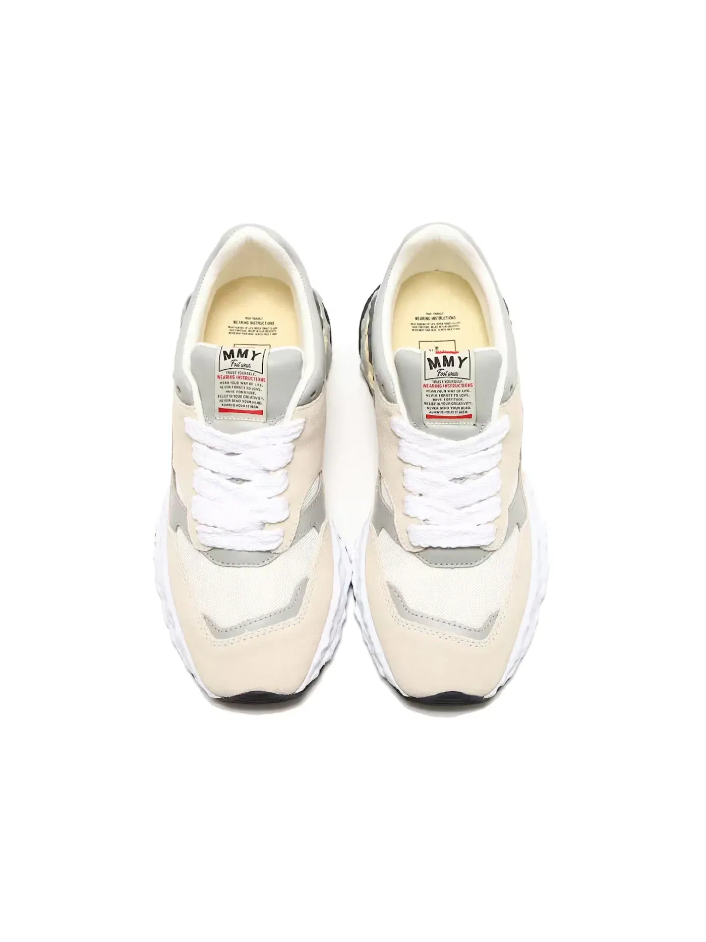 Мужские кроссовки George Leather Low Maison Mihara Yasuhiro — изображение 3 из 4, белый/кремовый
