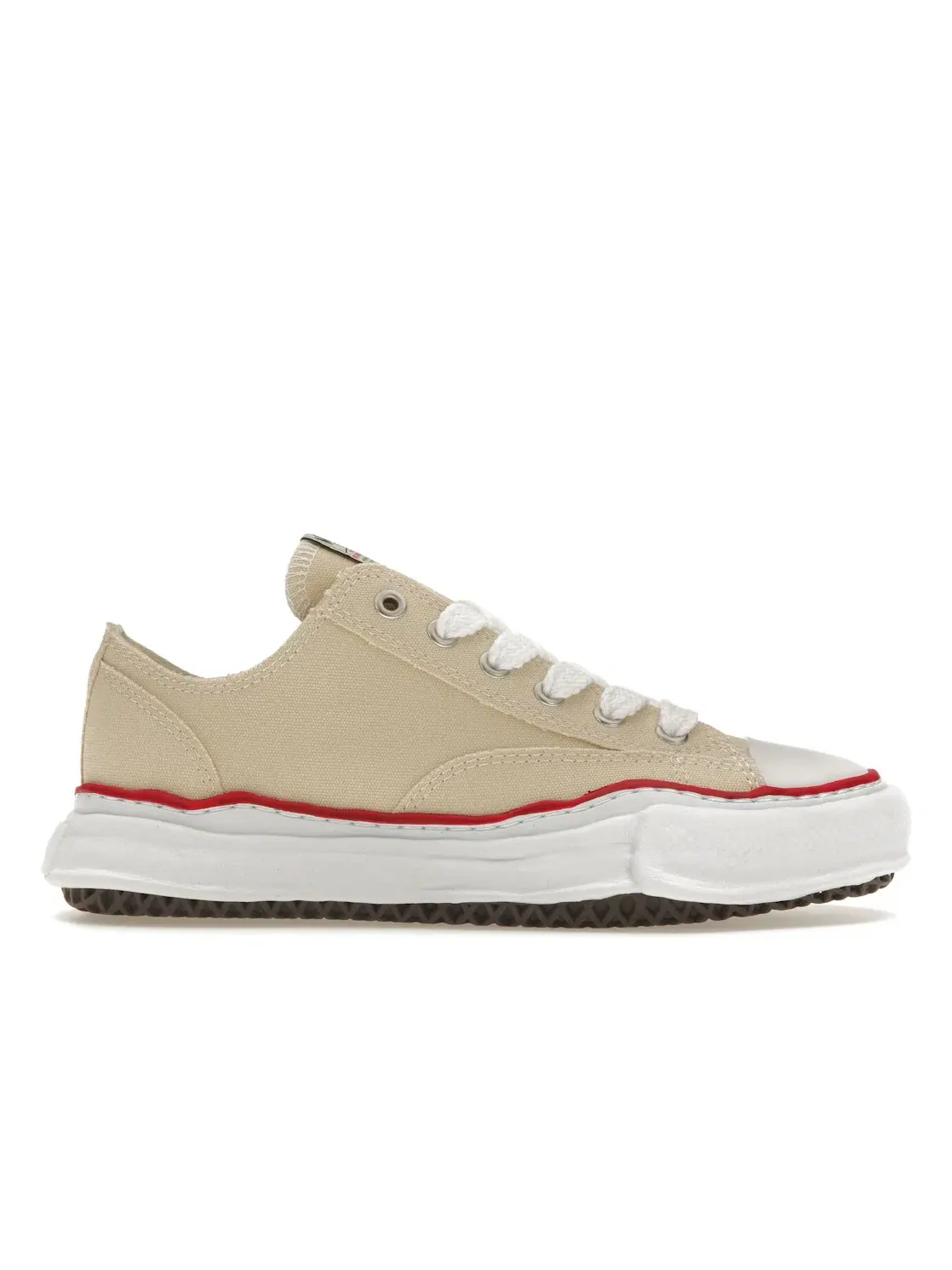 Мужские кроссовки с низким верхом Peterson OG Sole Canvas Low Maison Mihara Yasuhiro — изображение 1 из 4, натуральный белый