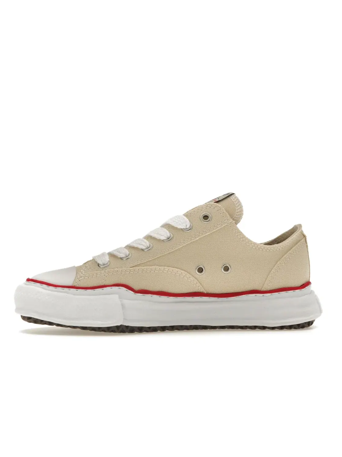 Мужские кроссовки с низким верхом Peterson OG Sole Canvas Low Maison Mihara Yasuhiro — изображение 3 из 4, натуральный белый