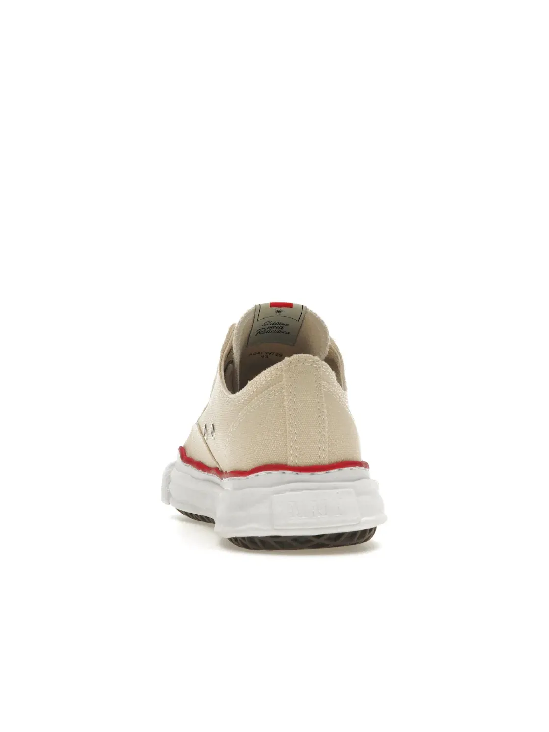 Мужские кроссовки с низким верхом Peterson OG Sole Canvas Low Maison Mihara Yasuhiro — изображение 4 из 4, натуральный белый