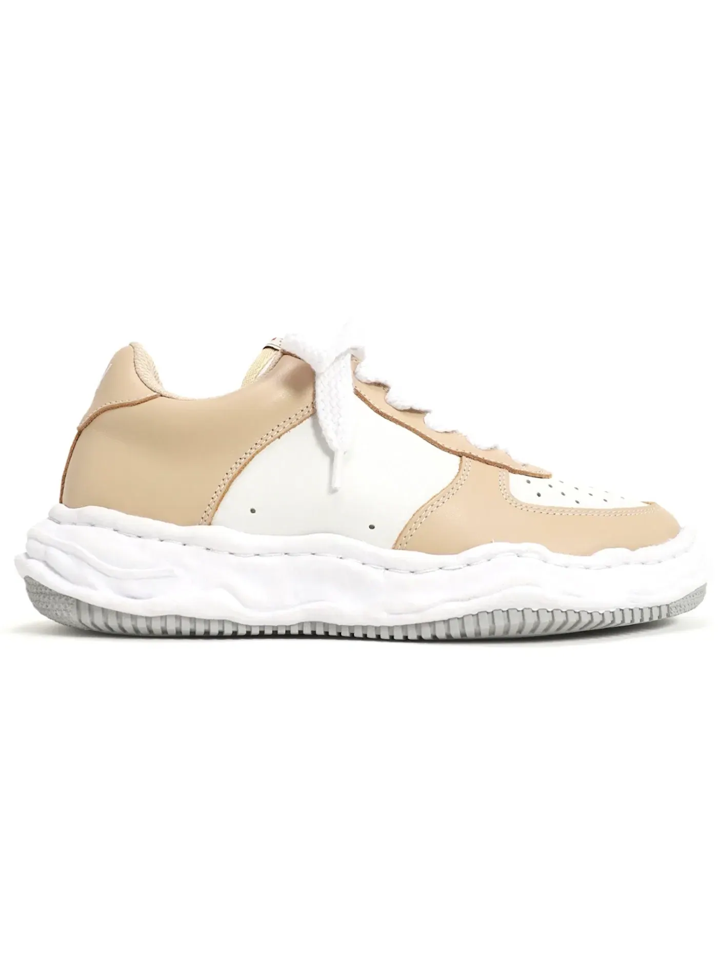 Мужские кроссовки с низким верхом Maison Mihara Yasuhiro Wayne OG Sole Low — изображение 1 из 1, бежевый белый