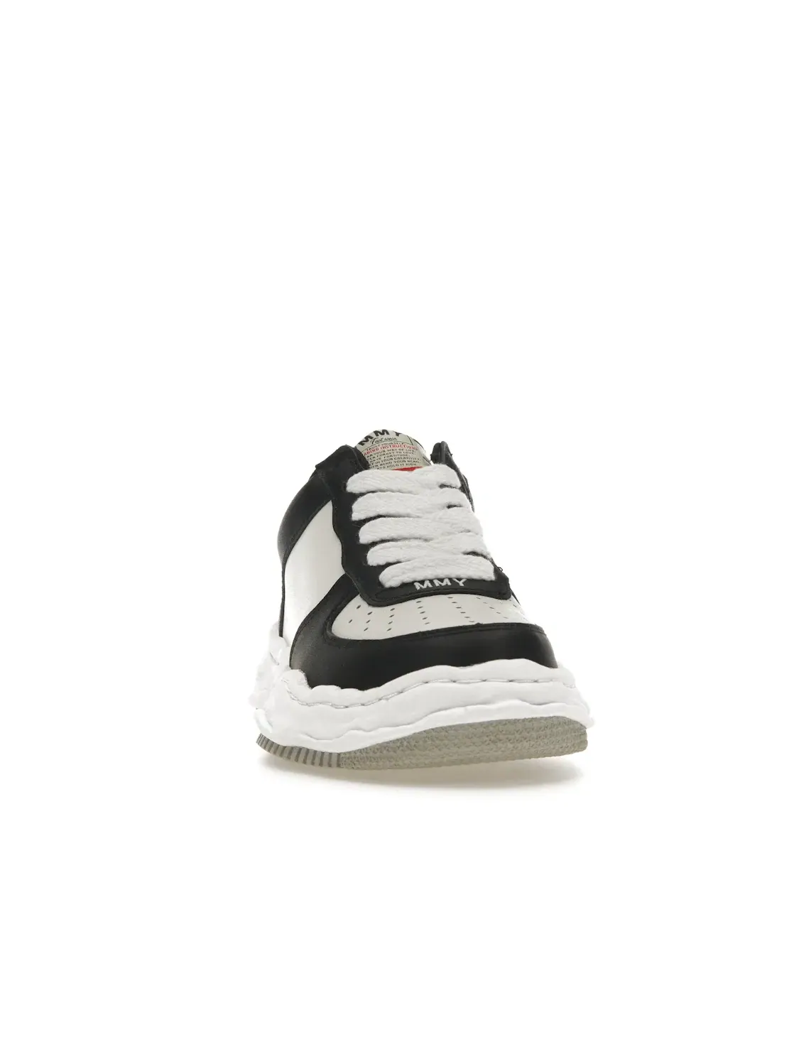 Мужские кроссовки с платформой Maison Mihara Yasuhiro Wayne OG Sole Low — изображение 2 из 4, белый/черный