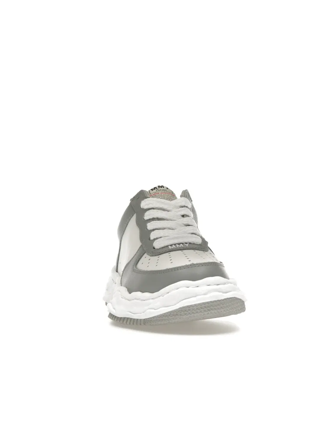 Мужские кеды с низким профилем Maison Mihara Yasuhiro Wayne OG Sole Low — изображение 2 из 4, белый/серый
