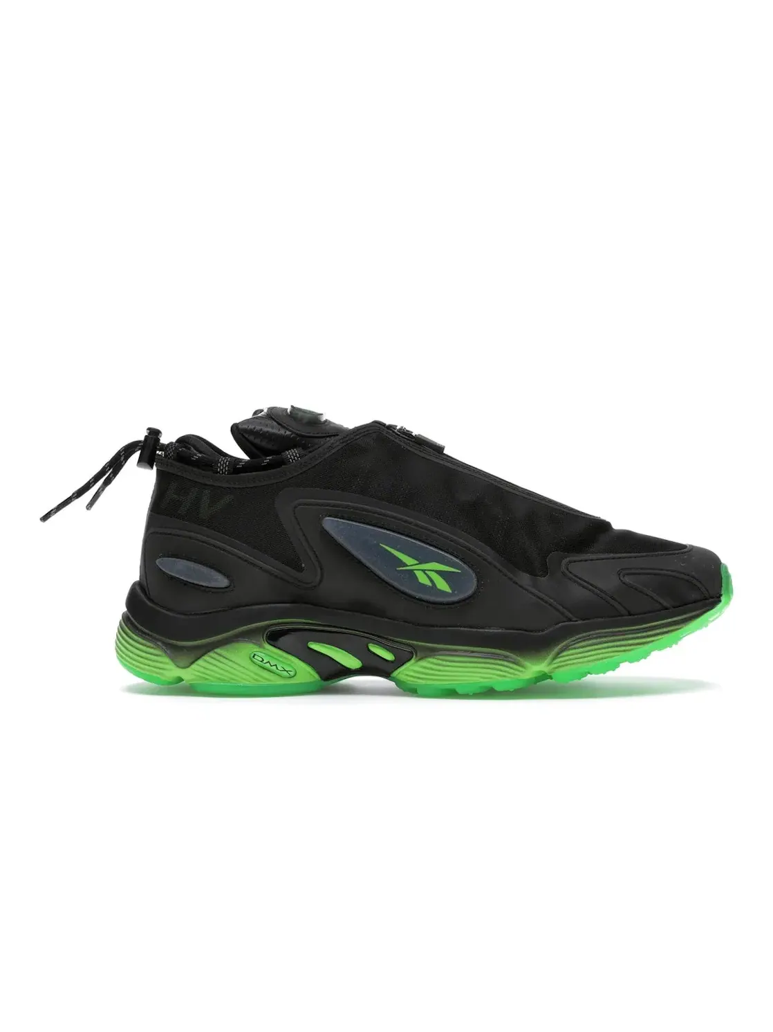 Кроссовки мужские Reebok Daytona DMX, Lifestyle — изображение 1 из 4, черный/черный/зеленый