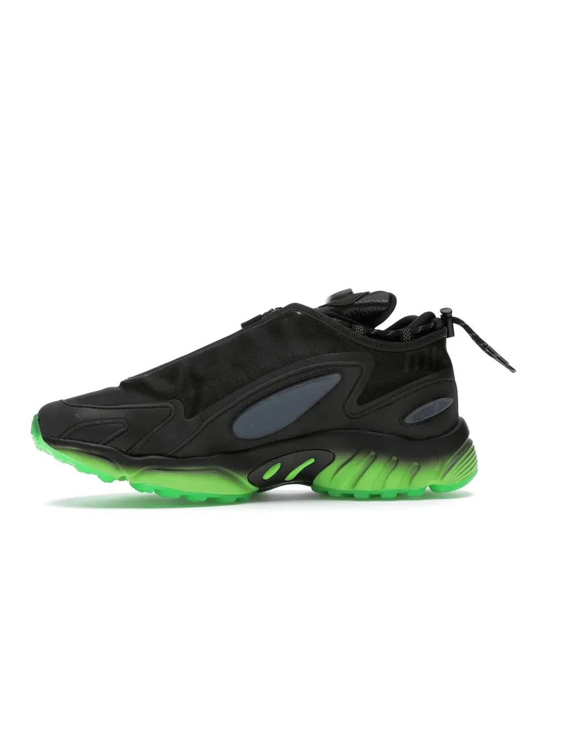 Кроссовки мужские Reebok Daytona DMX, Lifestyle — изображение 3 из 4, черный/черный/зеленый