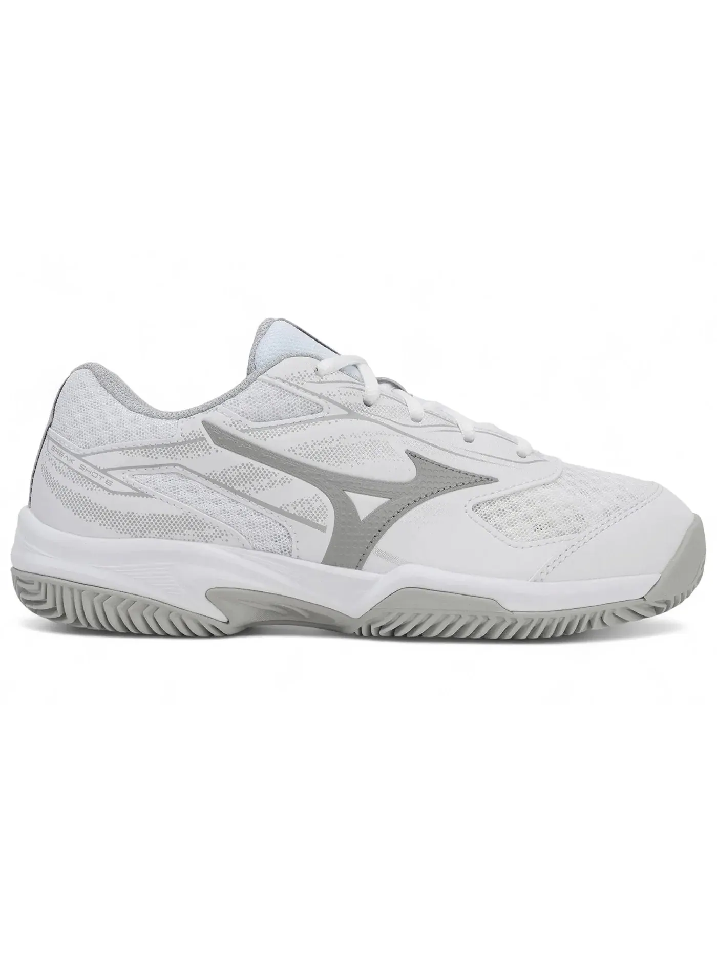 Женские кроссовки для бега с сетчатым верхом Mizuno Break Shot 5 CC — изображение 1 из 1, белый/серый